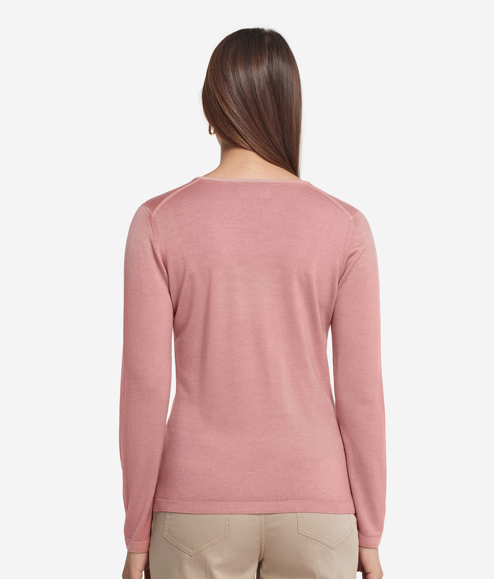 Pullover mit quadratischem Ausschnitt aus Kaschmir Ultrafine
