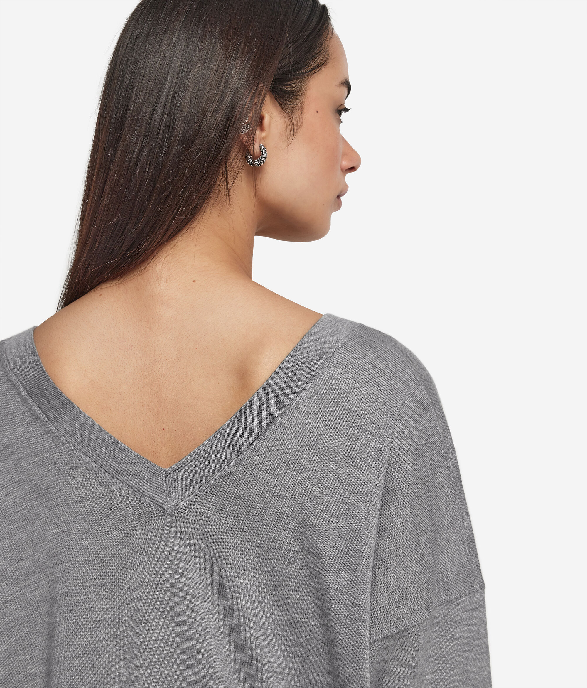 Ultrafine Cashmere Double V-Neck Jumper