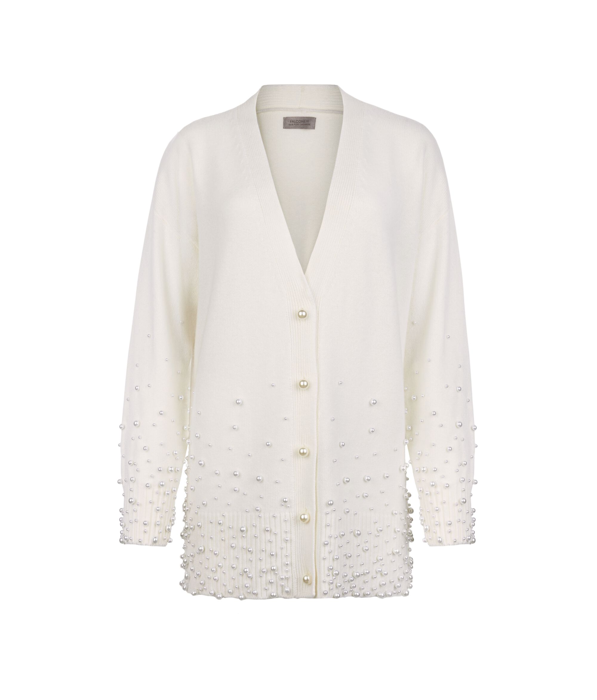 Ultrasoft Cashmere cardigan with beads