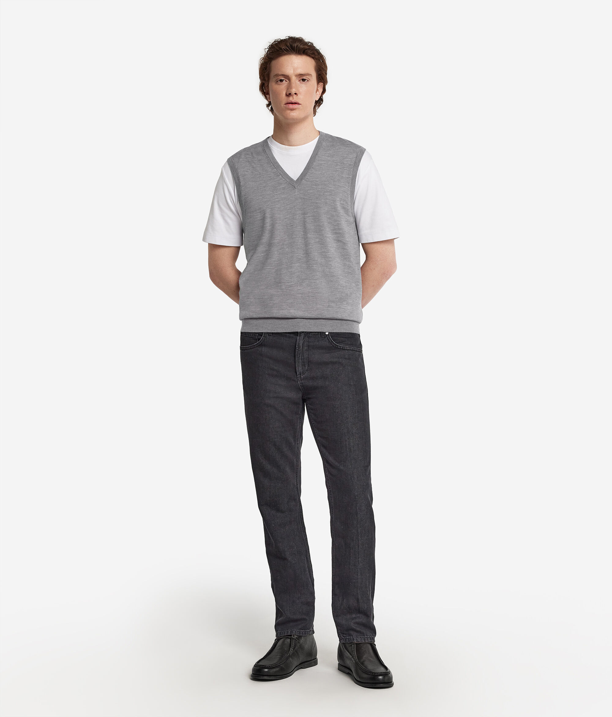 Γιλέκο με Λαιμόκοψη V από Ultrafine Cashmere
