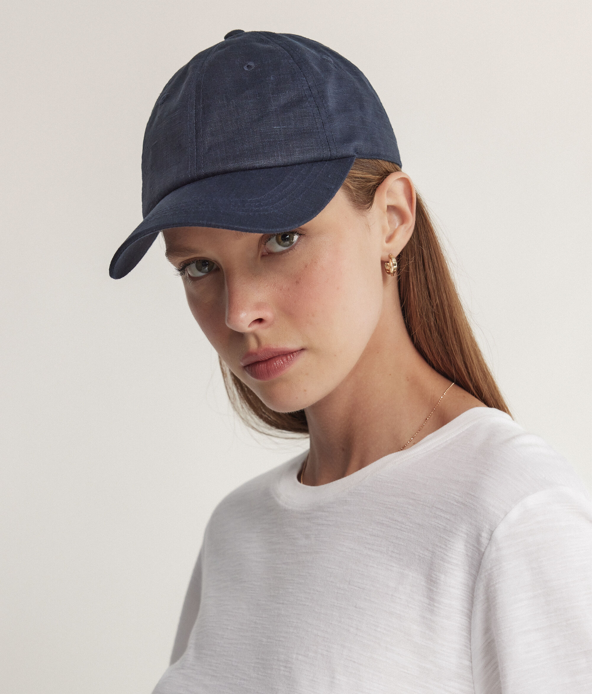 Cappello Baseball in Puro Lino