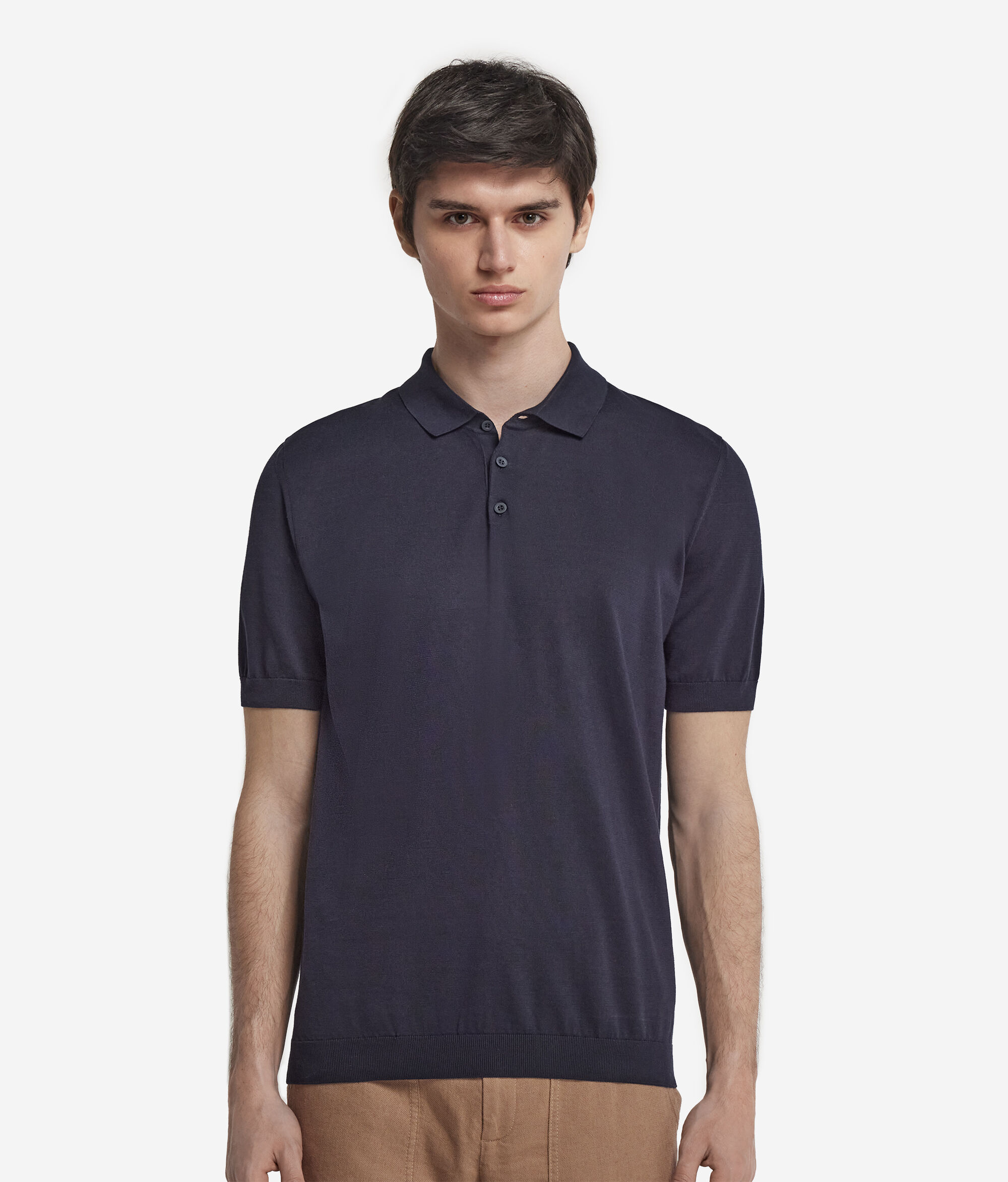 Polo a Maniche Corte in Cotone Fresh