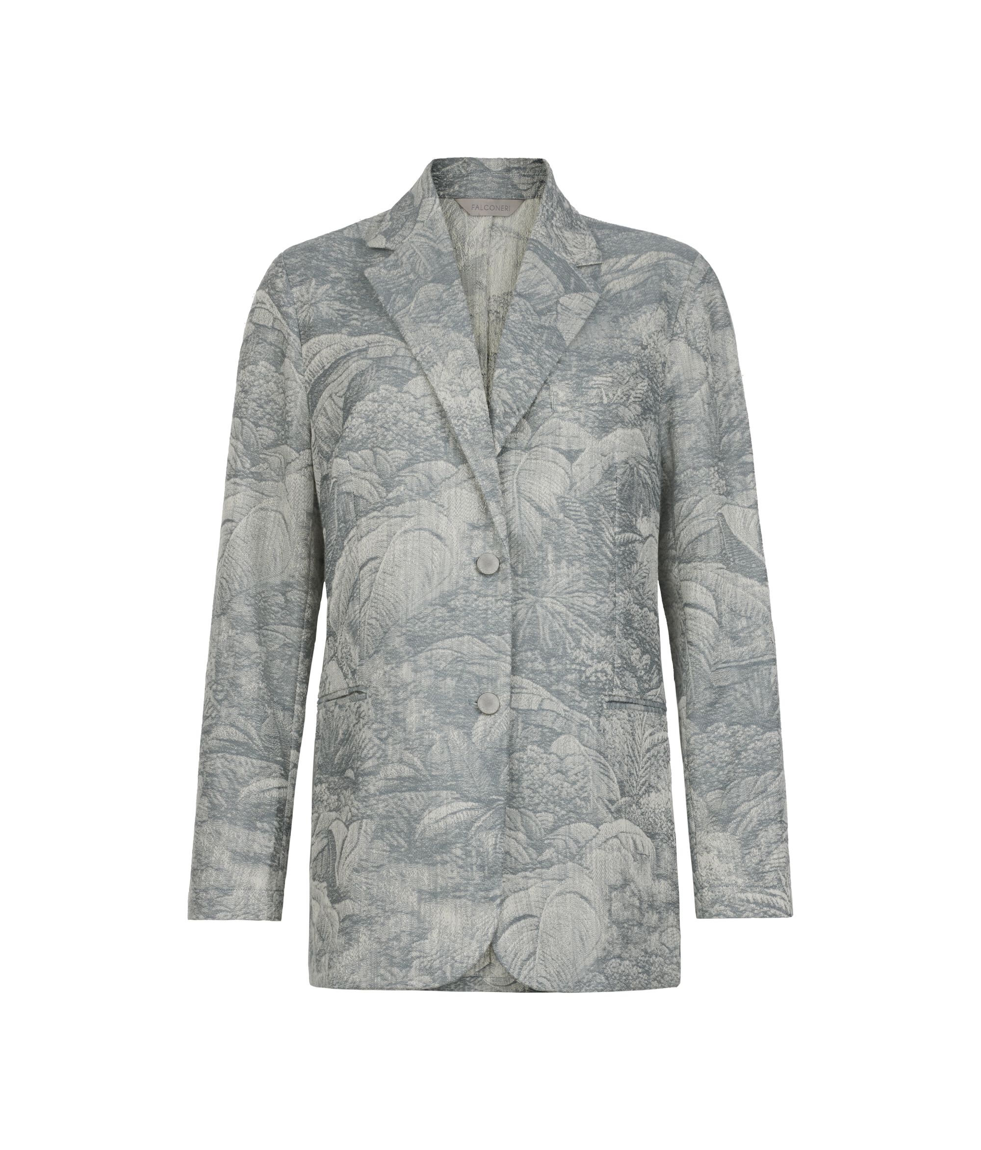 Chaqueta amplia jacquard