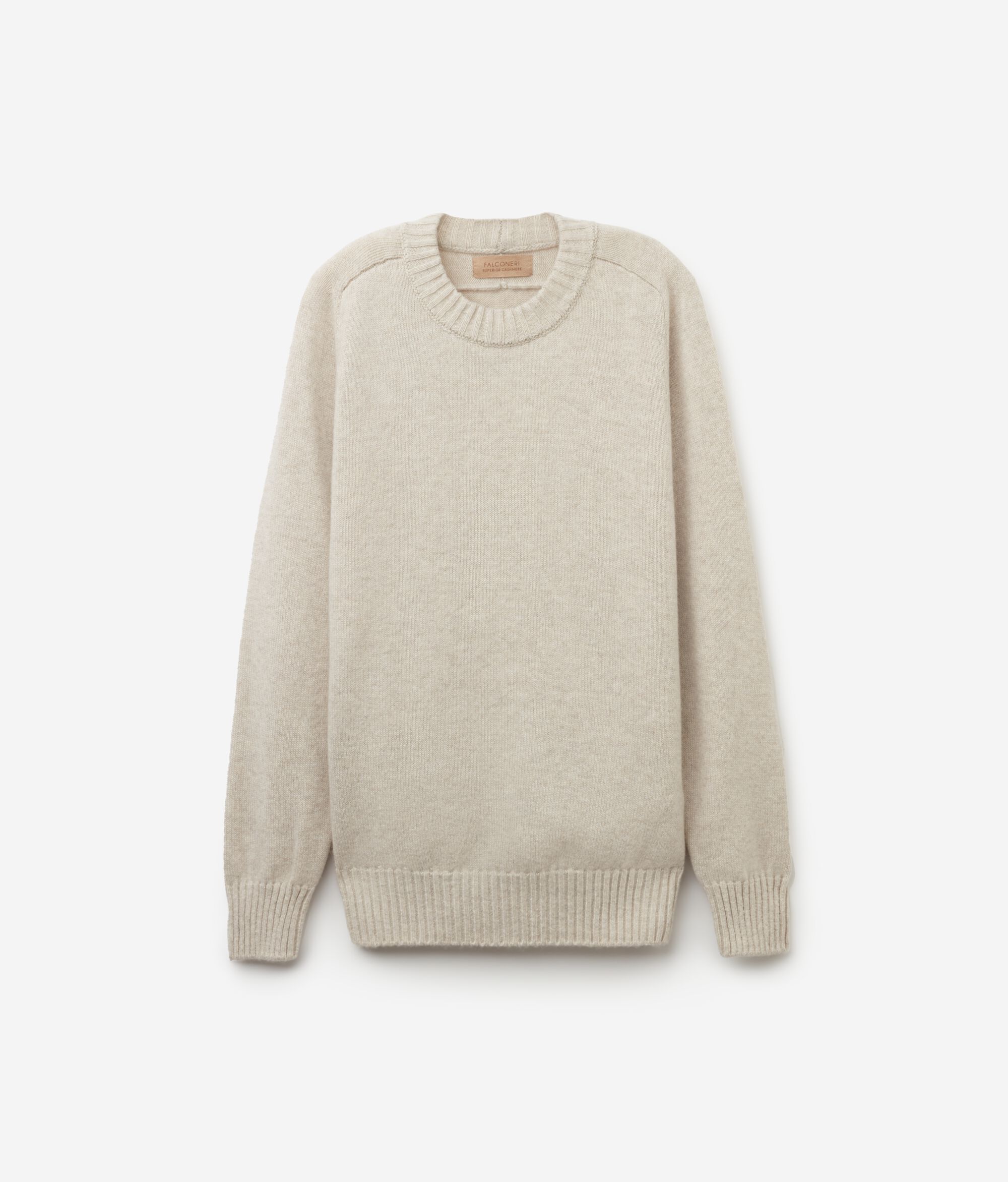 Ultrasoft Cashmere Crewneck Sweater with Set-in Sleeves