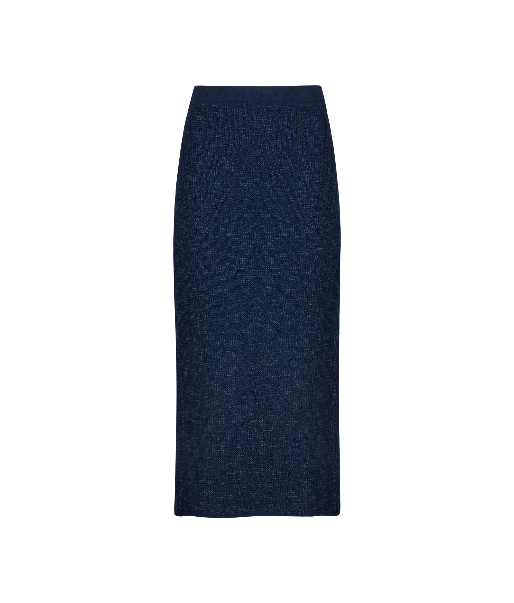 Lamé Midi Skirt