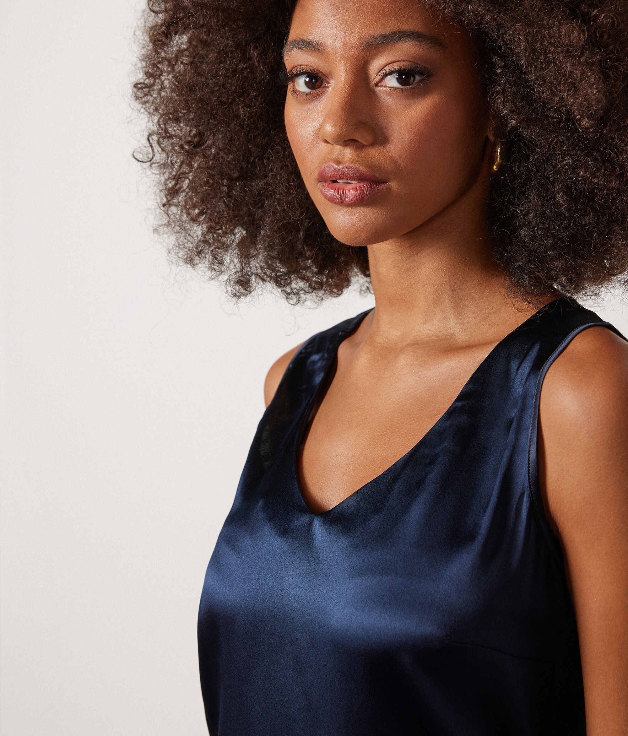 V-Neck Silk Camisole
