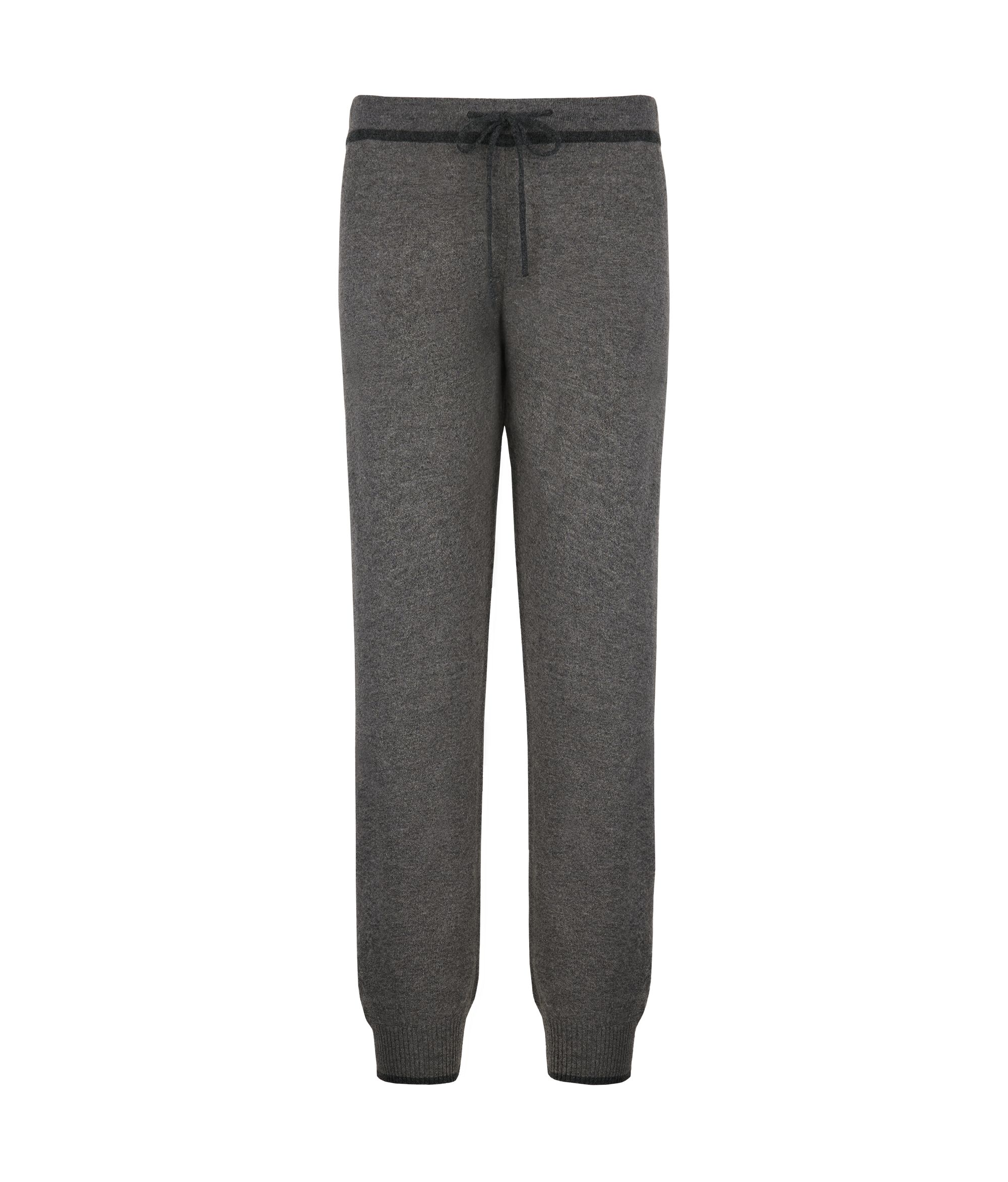 Брюки из ультрамягкого кашемира Colore Grigio Melange Scuro