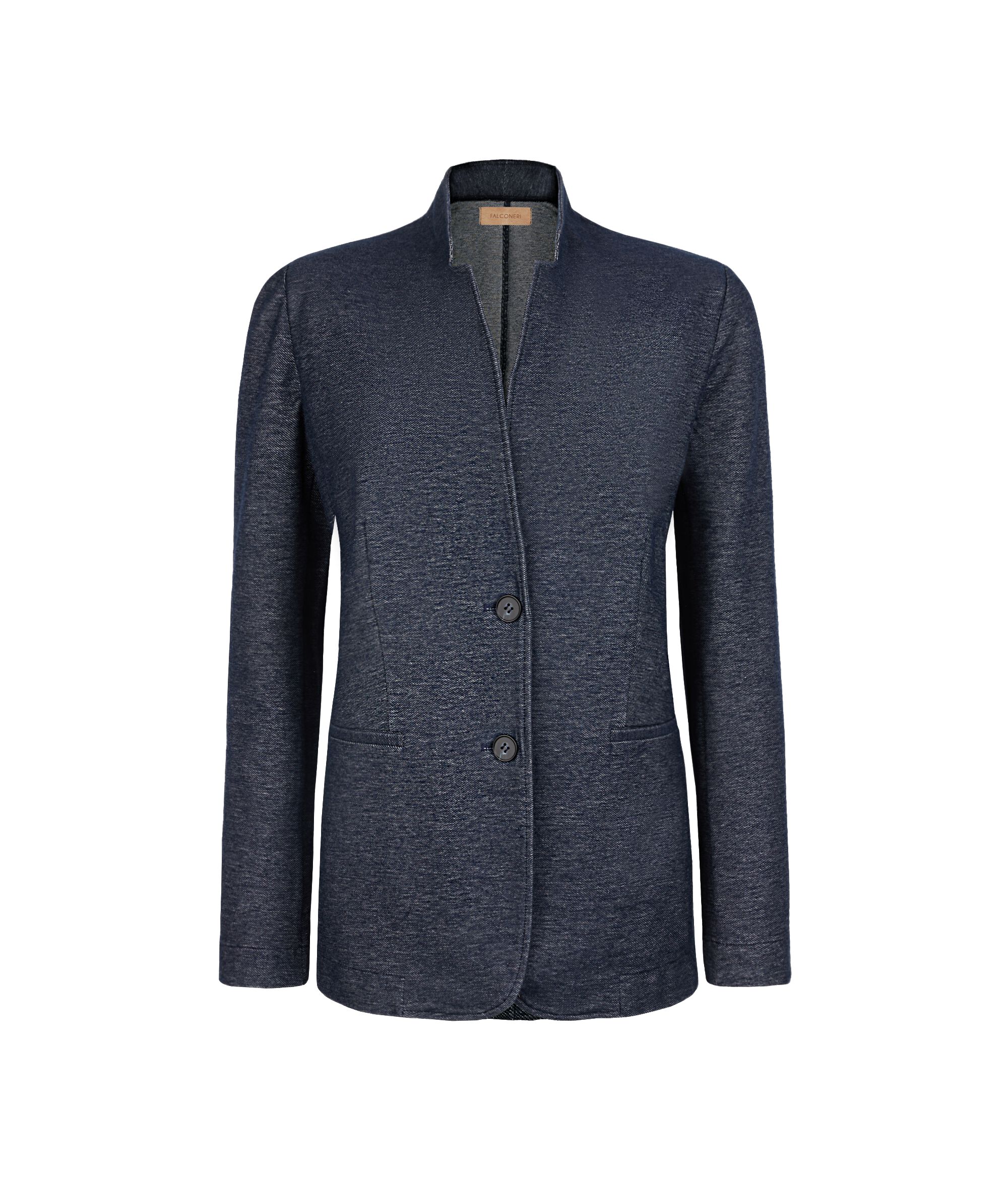 Denim Jersey Jacket