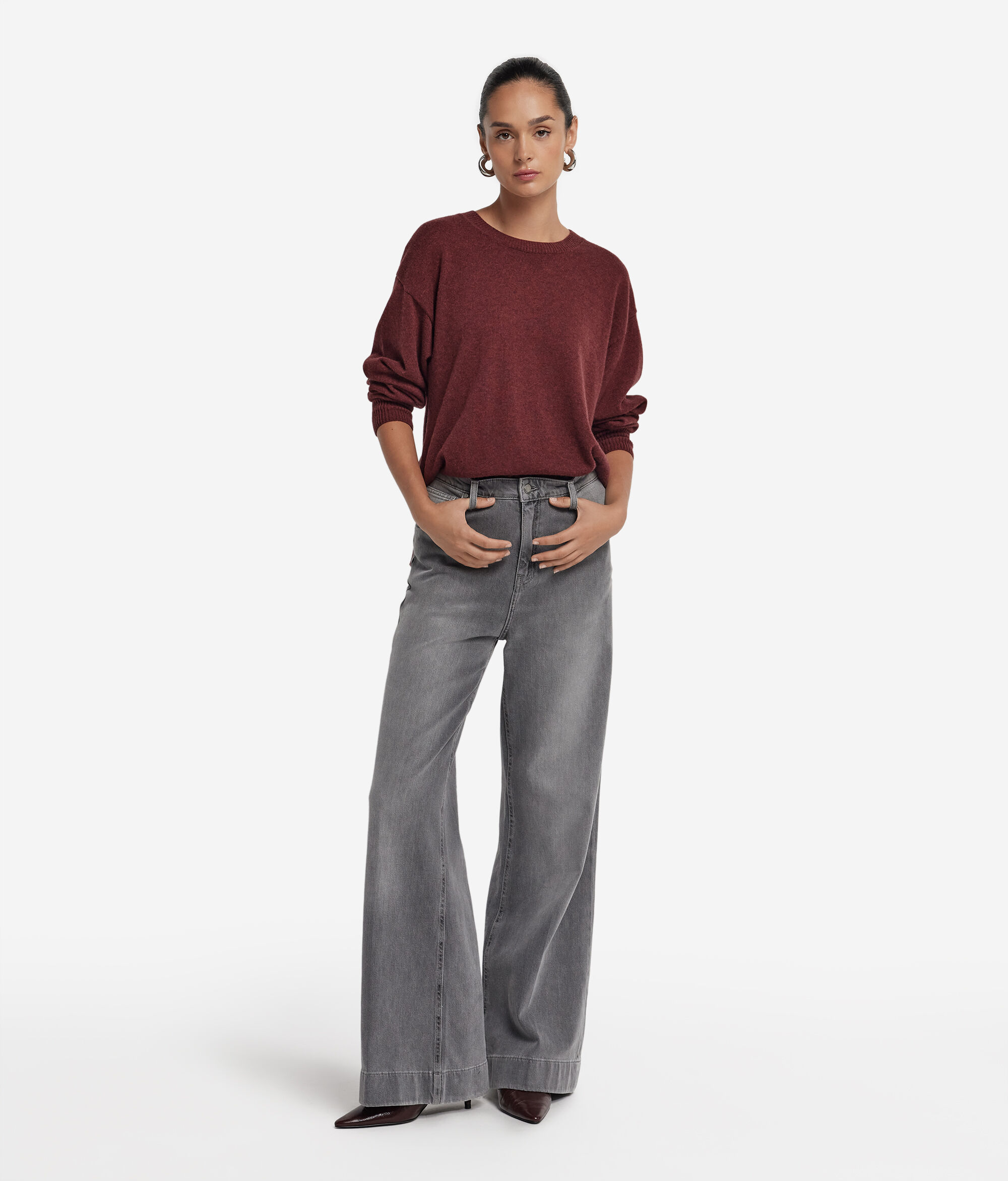 Pull en cachemire ultra-doux avec fentes