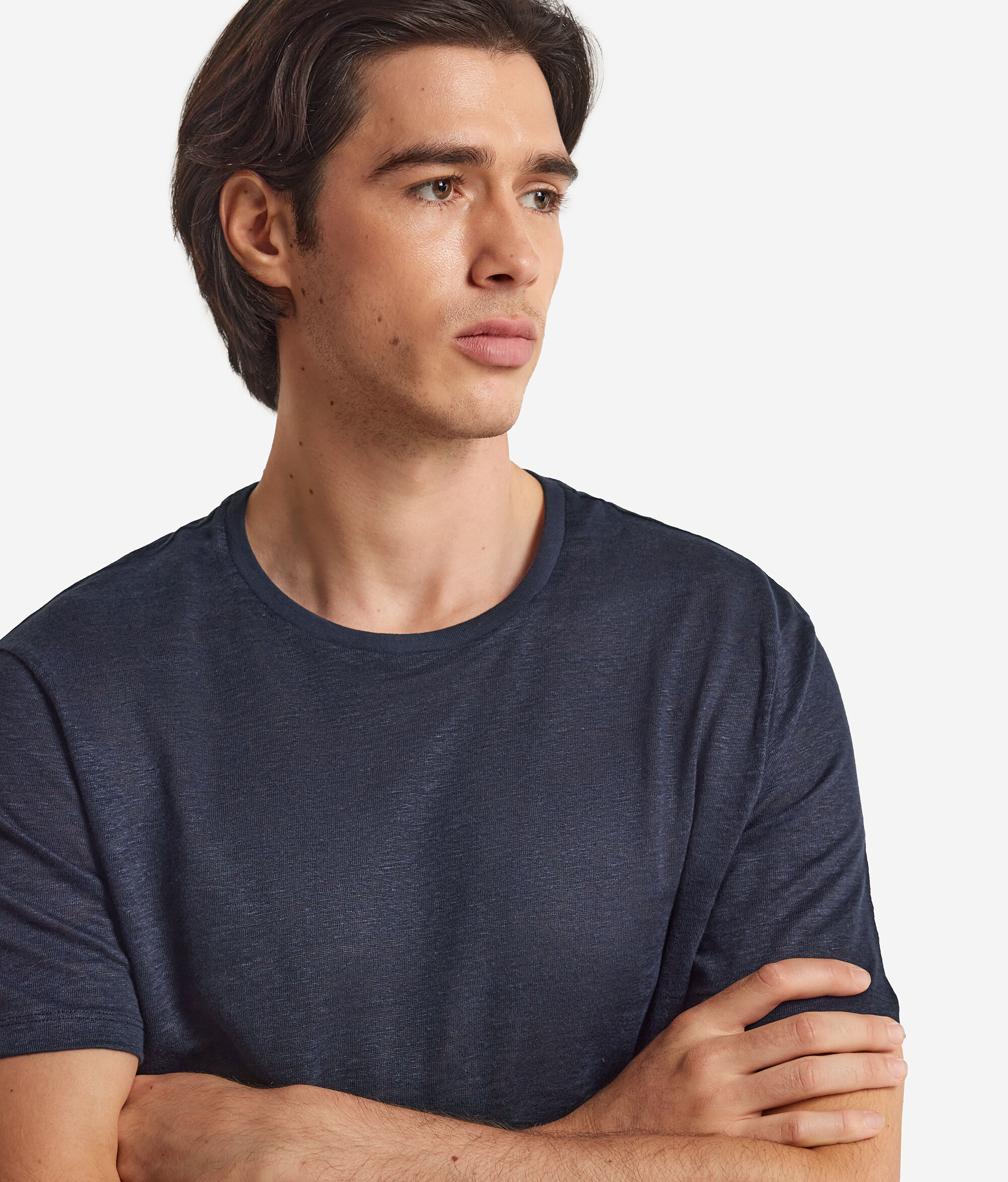 Leinen-T-Shirt