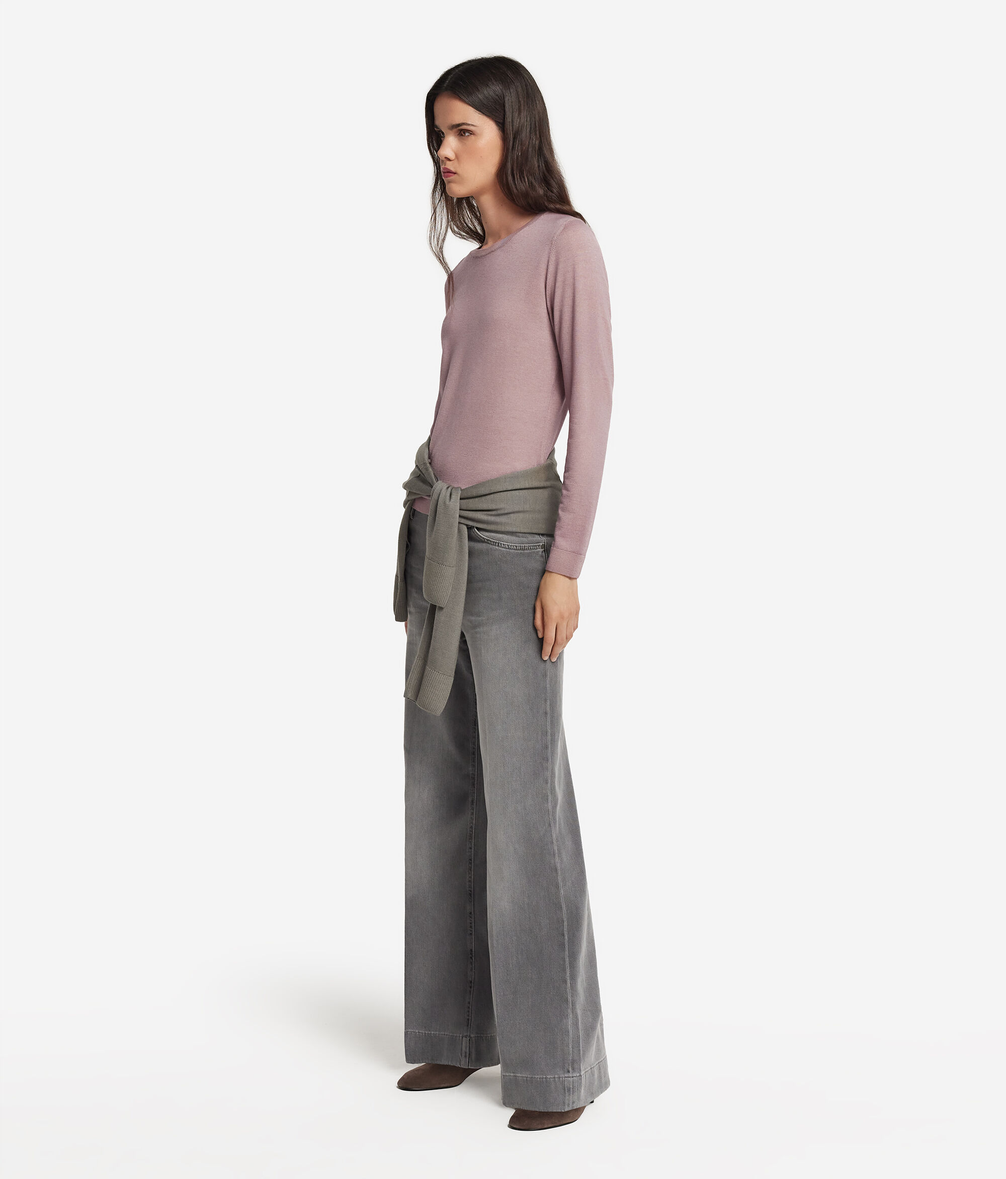 Round-Neck Ultrafine Cashmere Jumper