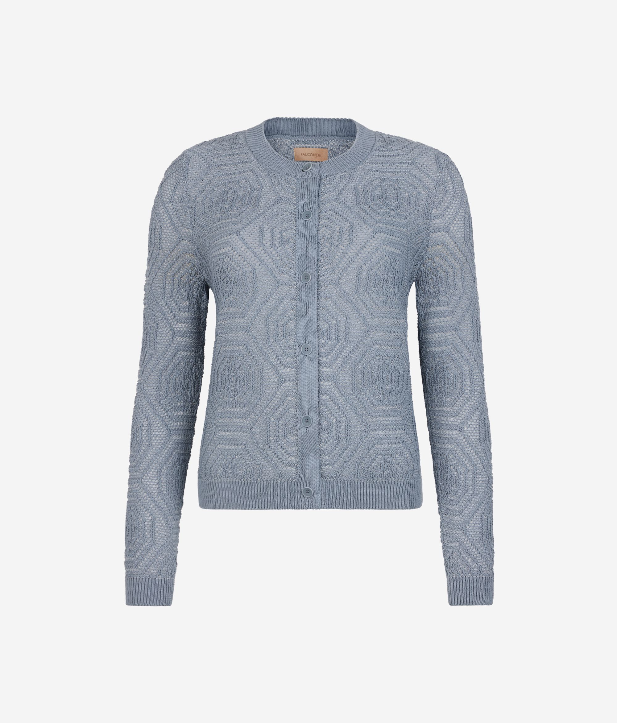 Cardigan mit geometrischem Design
