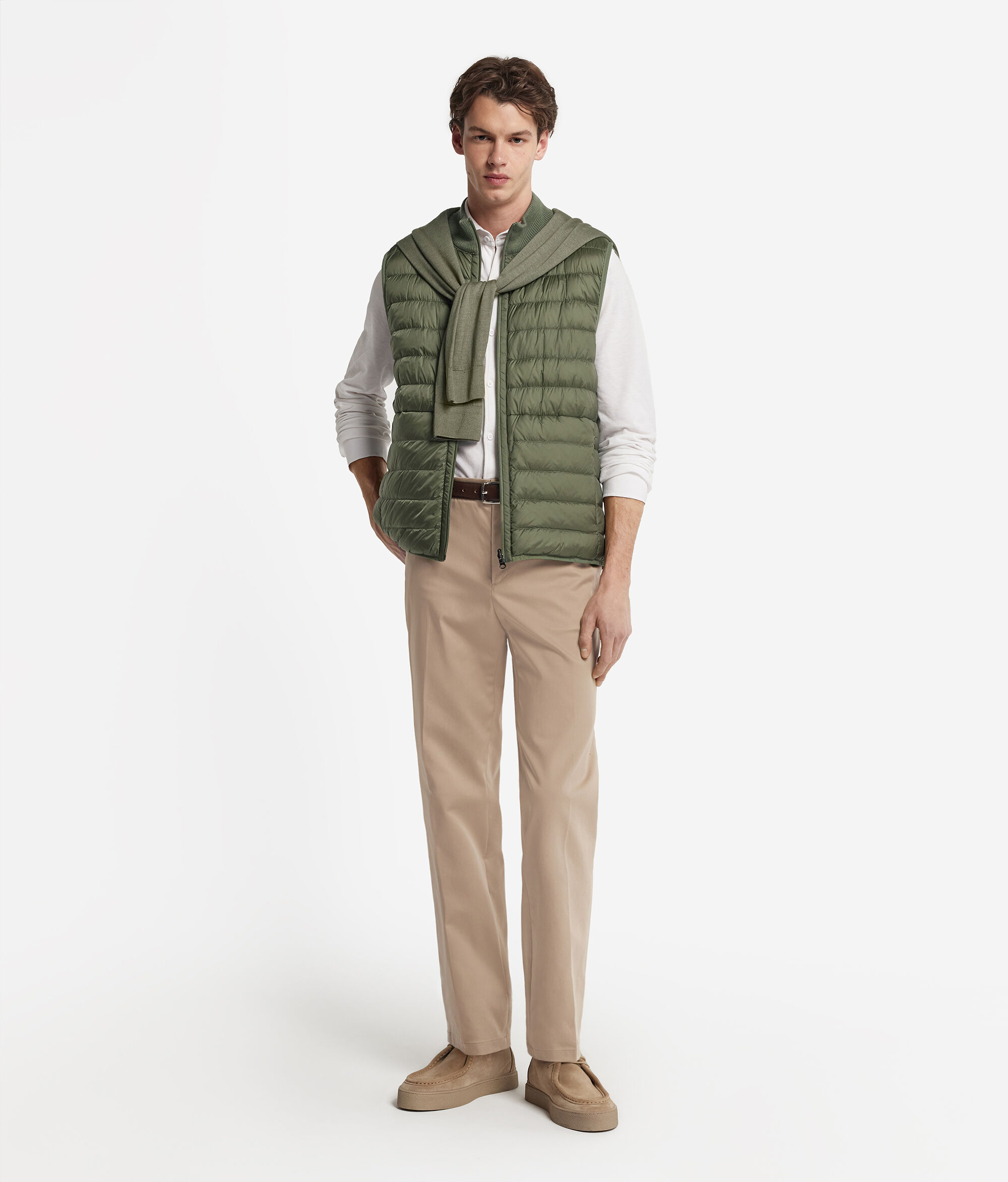 Reversible Cashmere Down Gilet