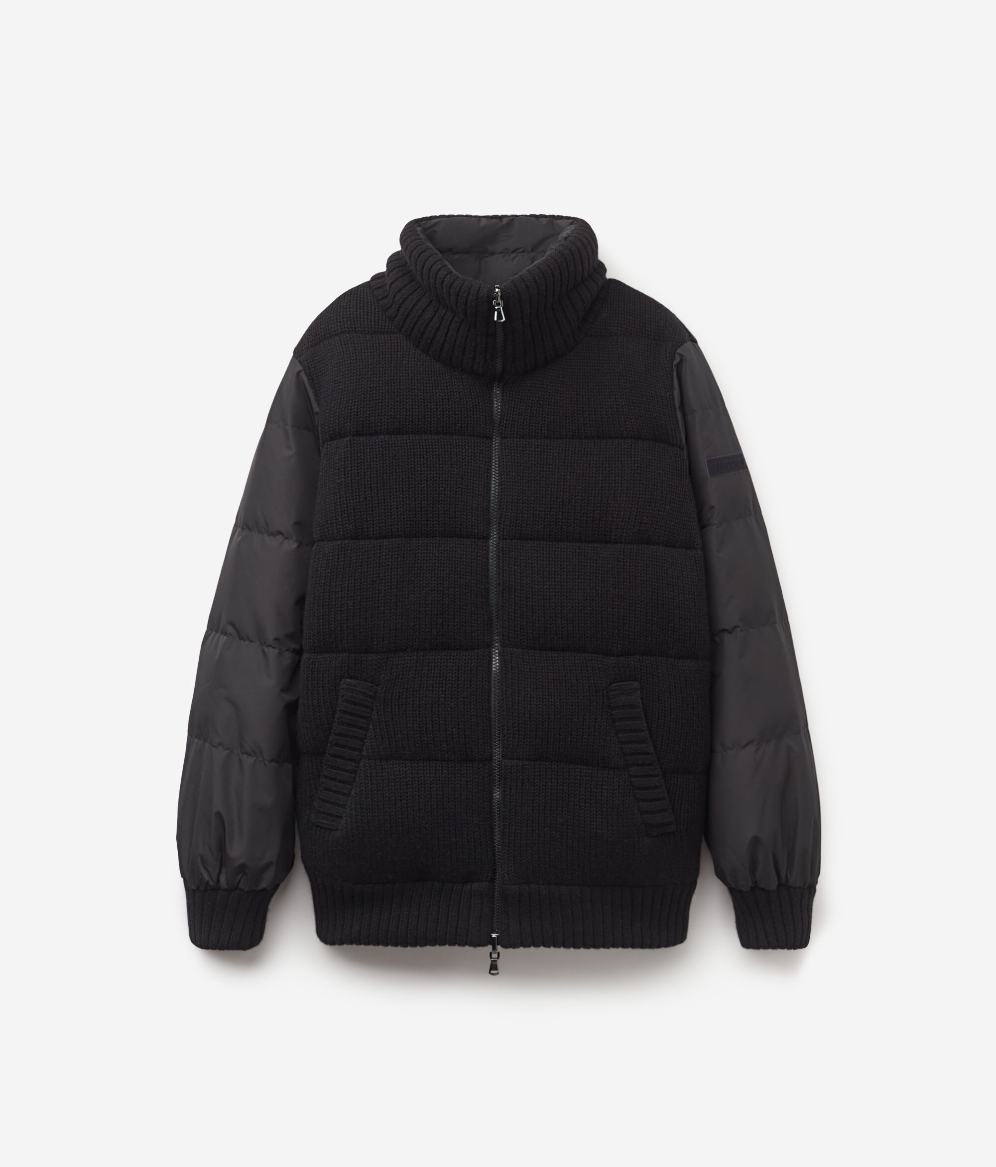 Cashmere Tricot Reversible Down Jacket