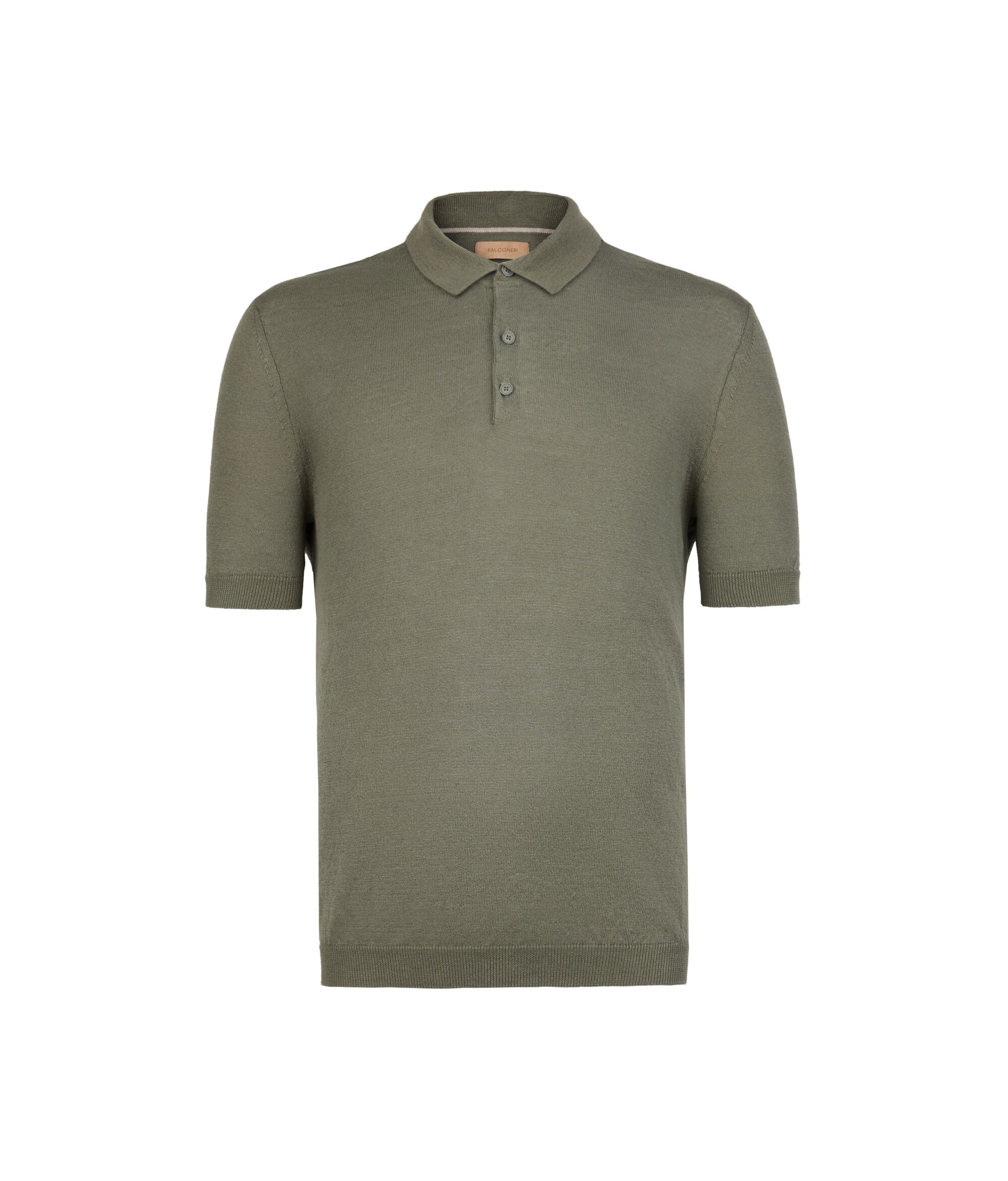 Polo Maniche Corte in Lino Cotone