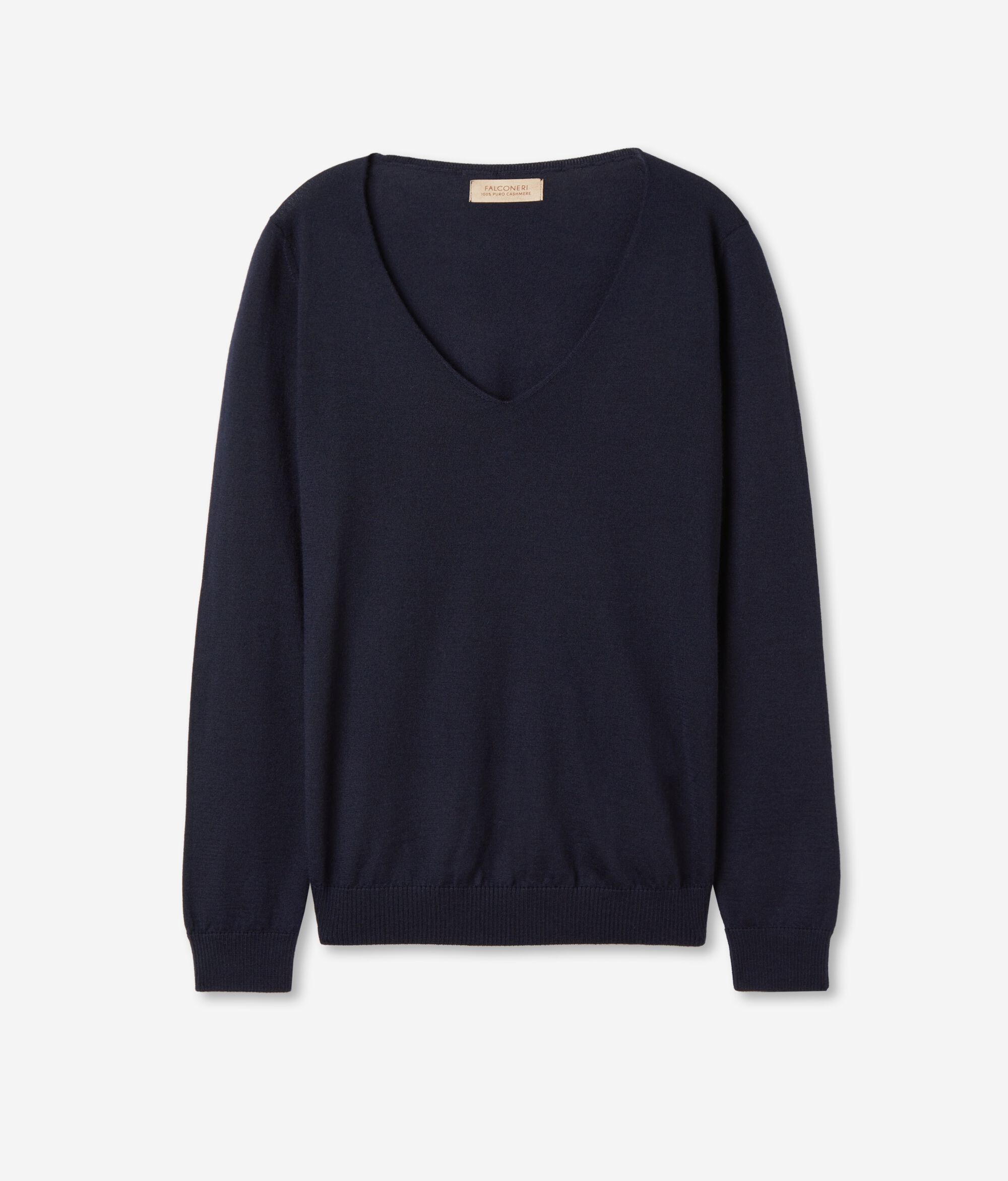 Pullover mit V-Ausschnitt aus Kaschmir Ultrafine