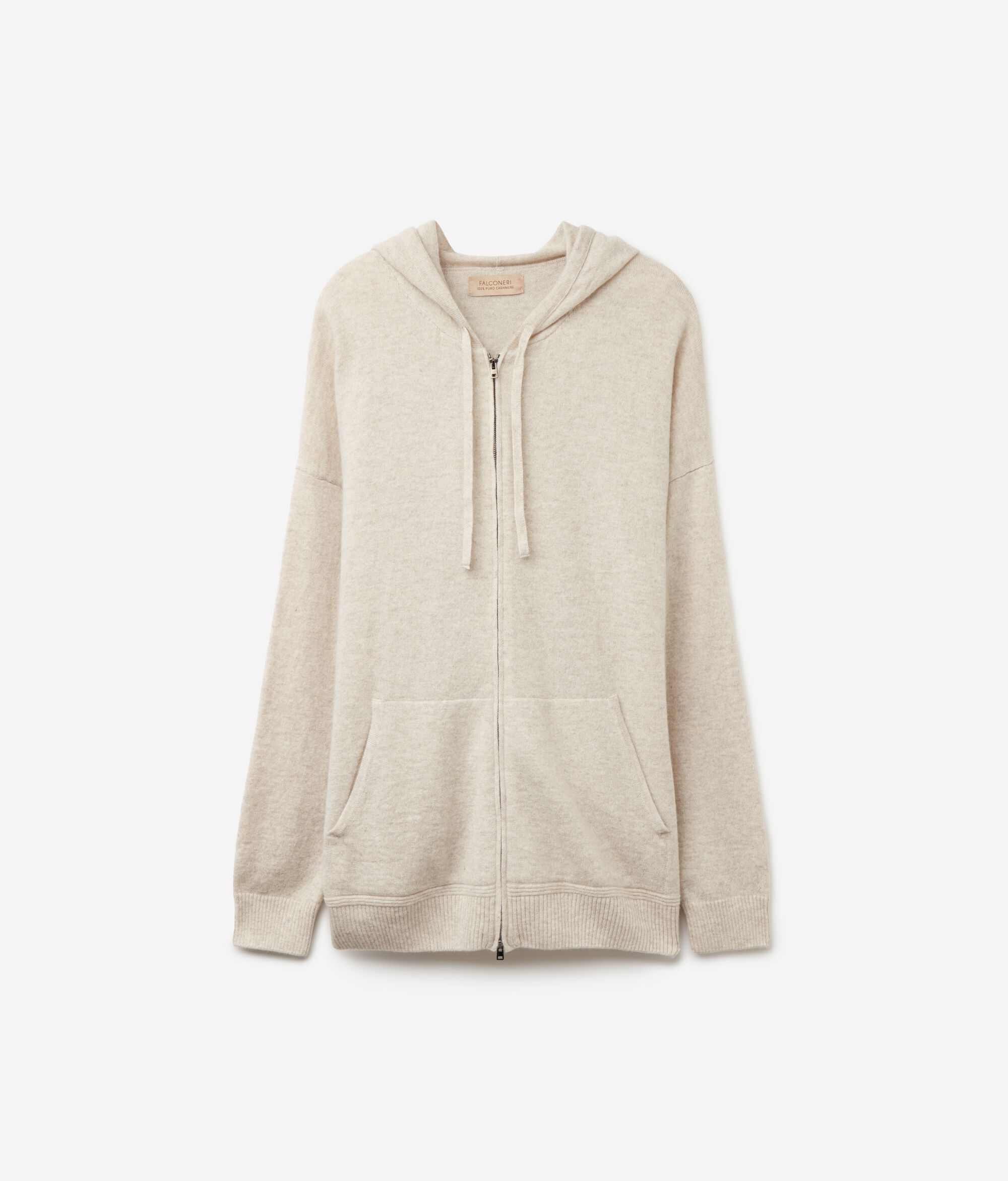 Sweatshirt aus Kaschmir Ultrasoft mit Kapuze