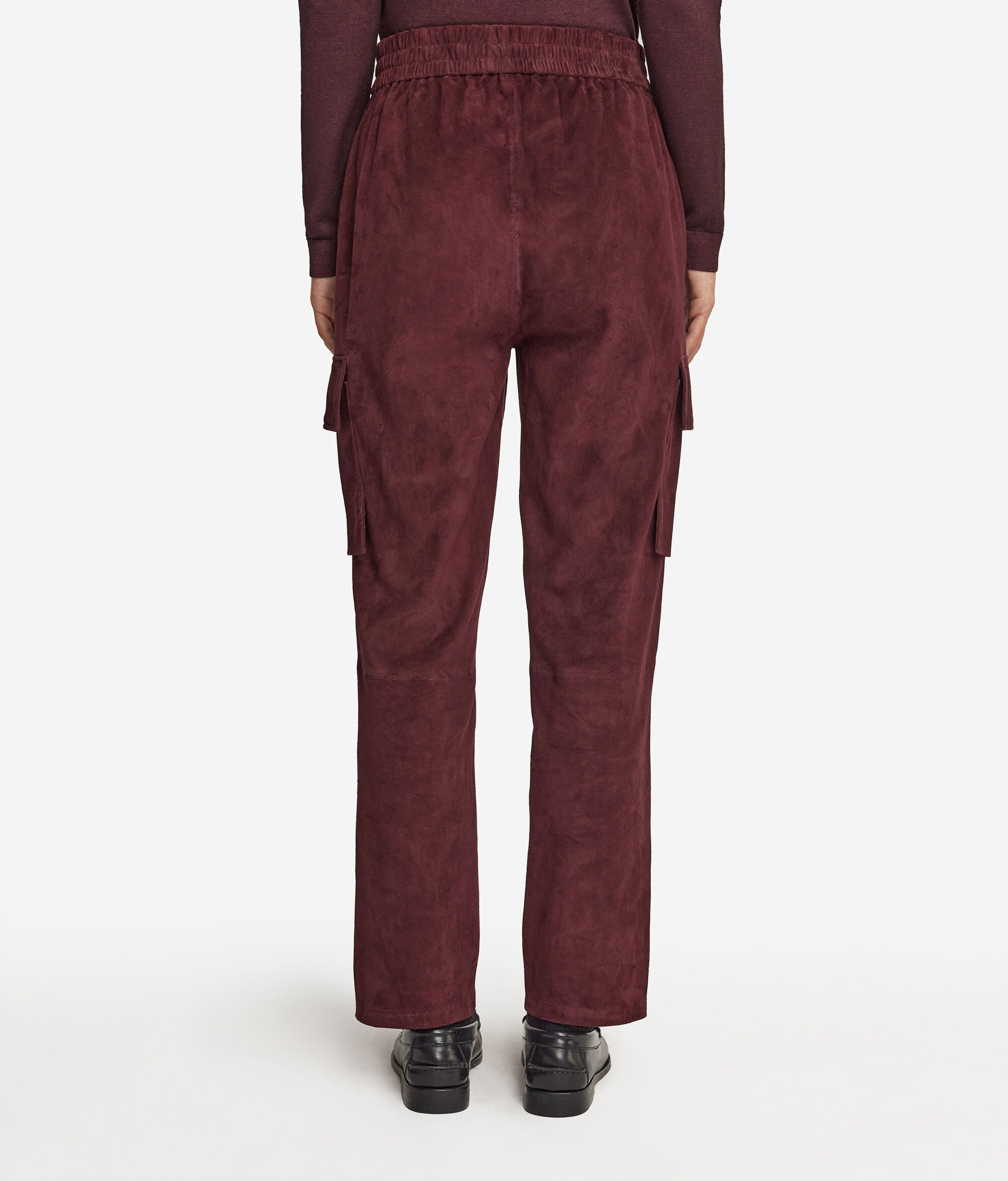 Suede Cargo Pants