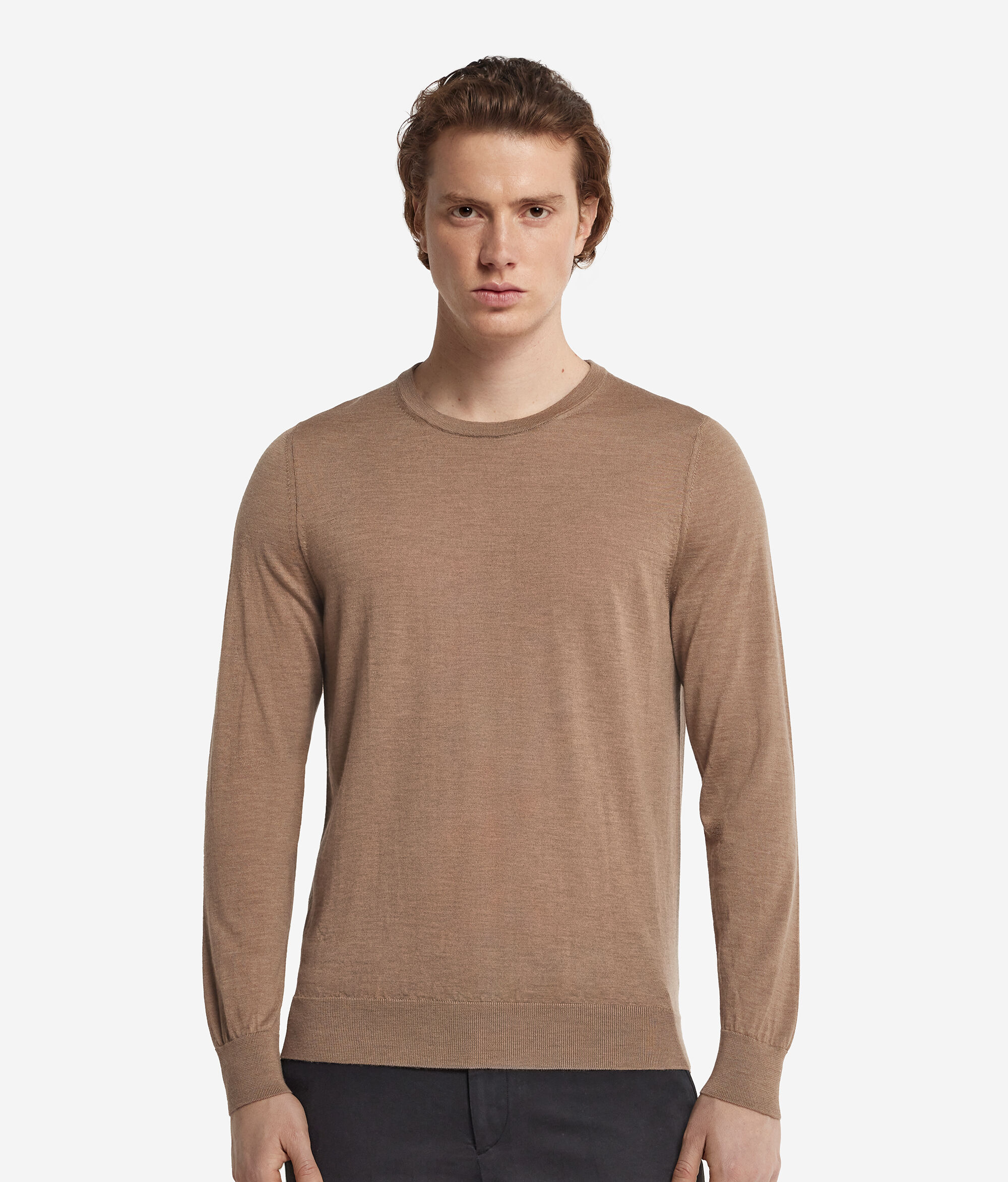 Maglia girocollo in Cashmere Ultrafine
