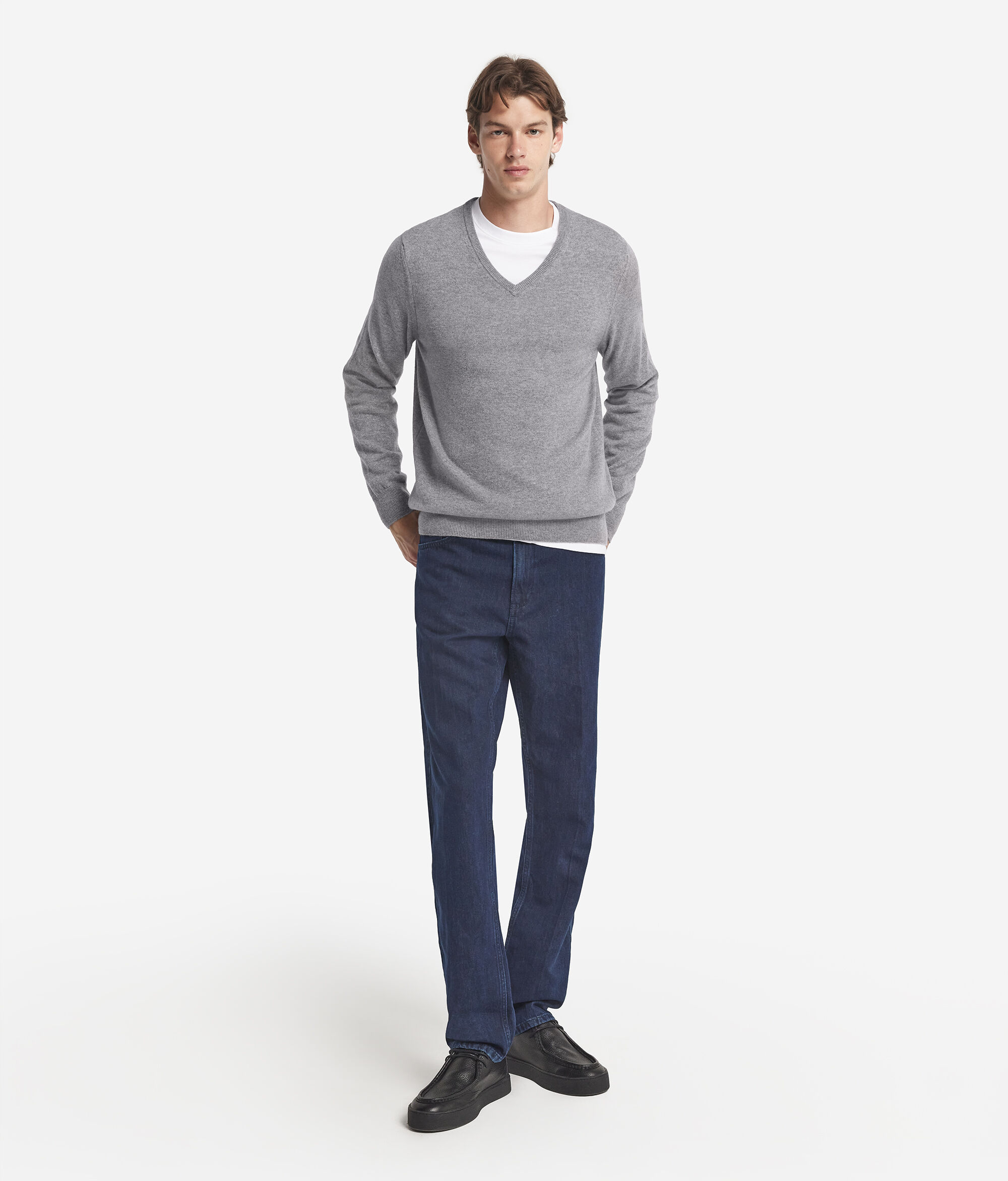 Ultrasoft Cashmere V-Neck Jumper