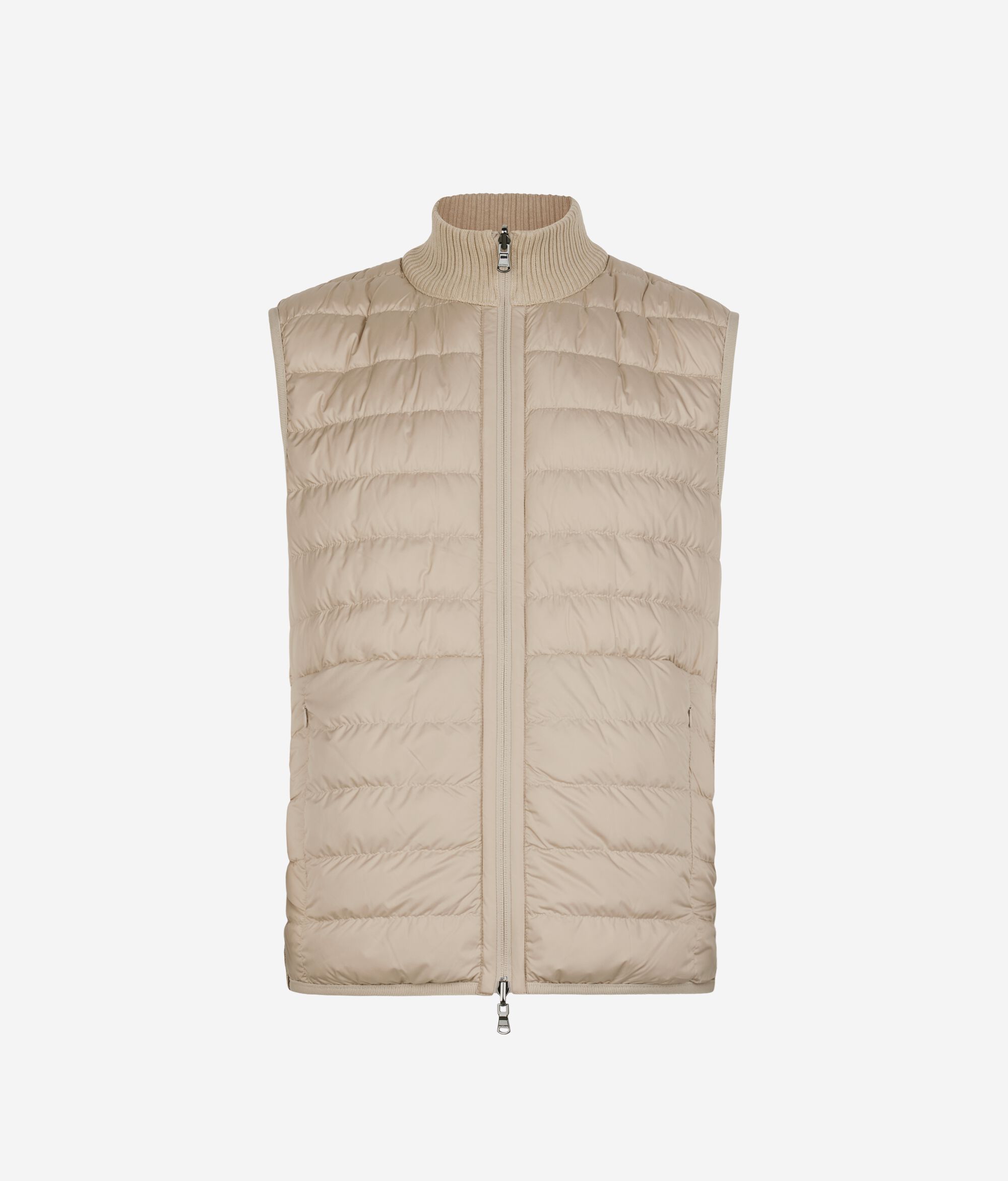 Bezrękawnik puchowy z kaszmiru Ultrafine o tkanym splocie