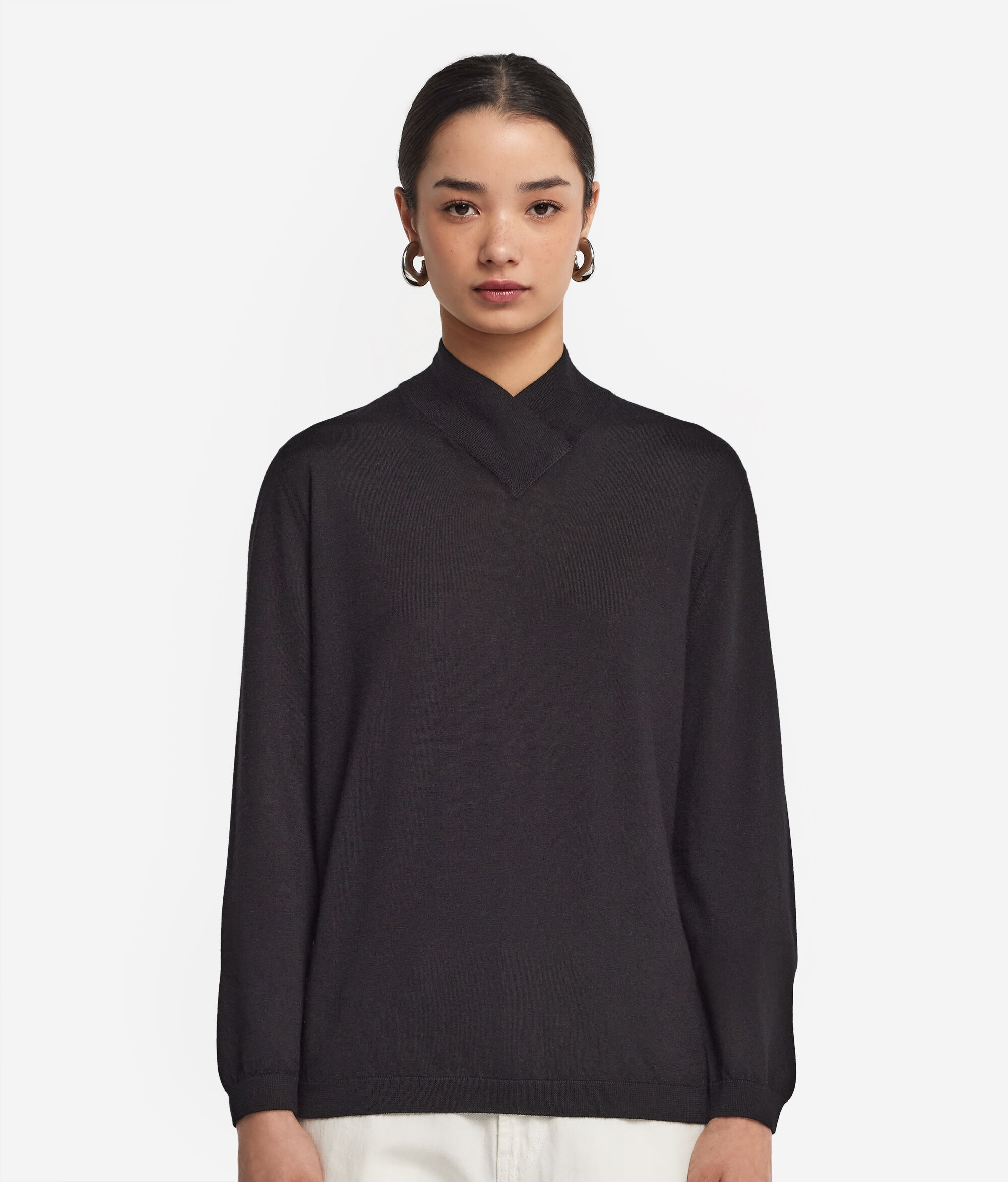 Turtleneck Jumper with Cashmere Finish