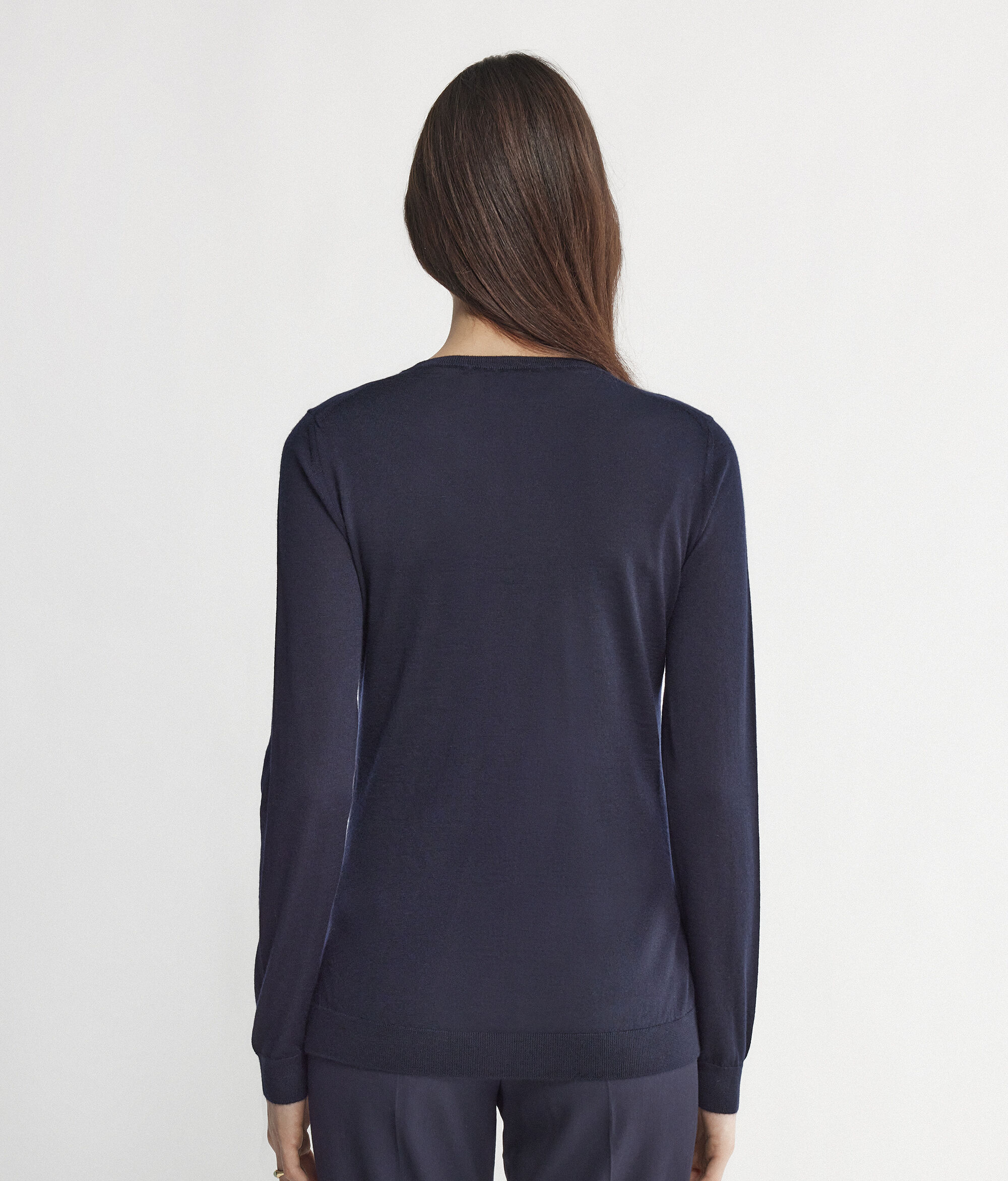 Round-Neck Ultrafine Cashmere Jumper