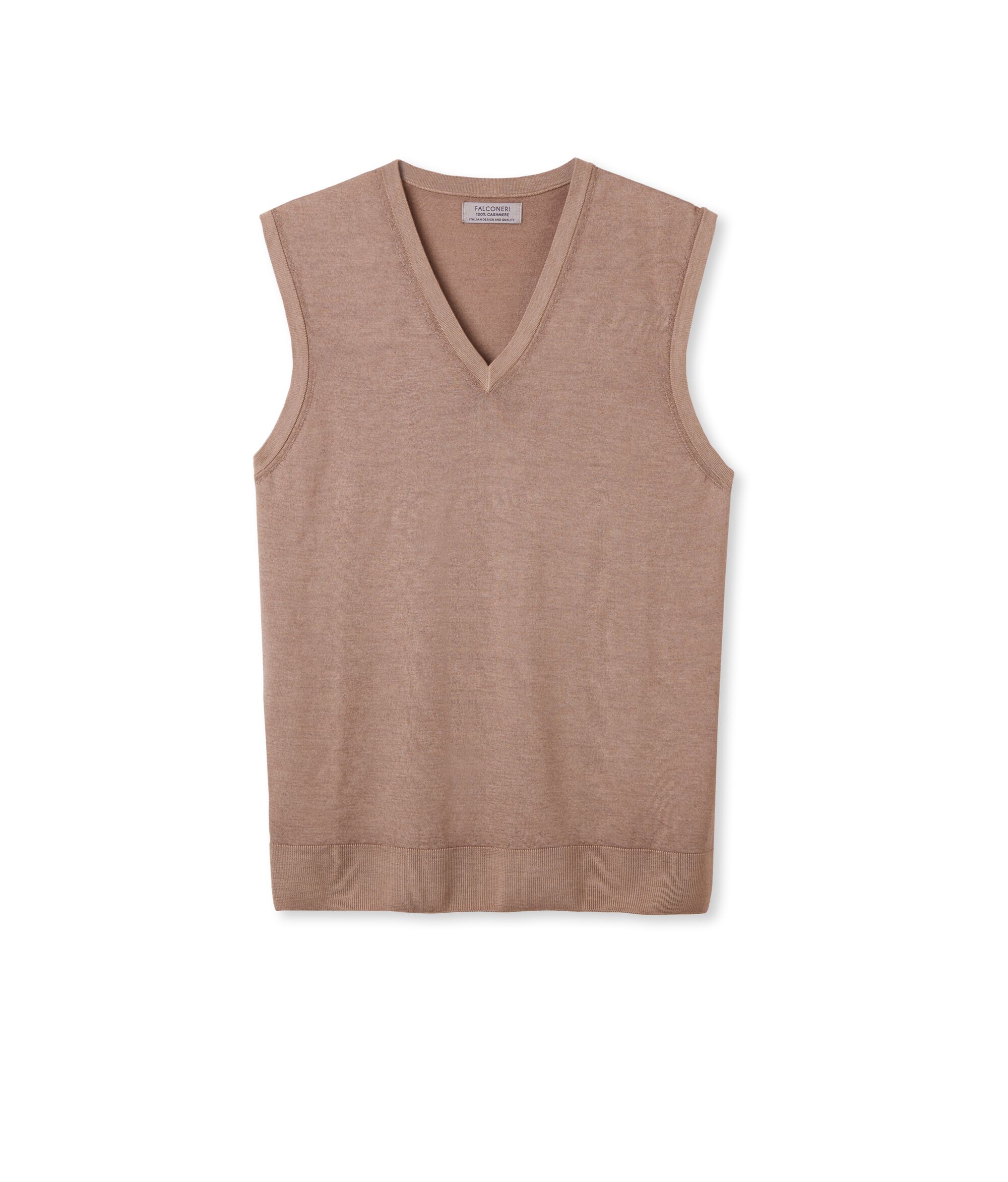 Ultrafine Cashmere Sleeveless V-Neck Jumper