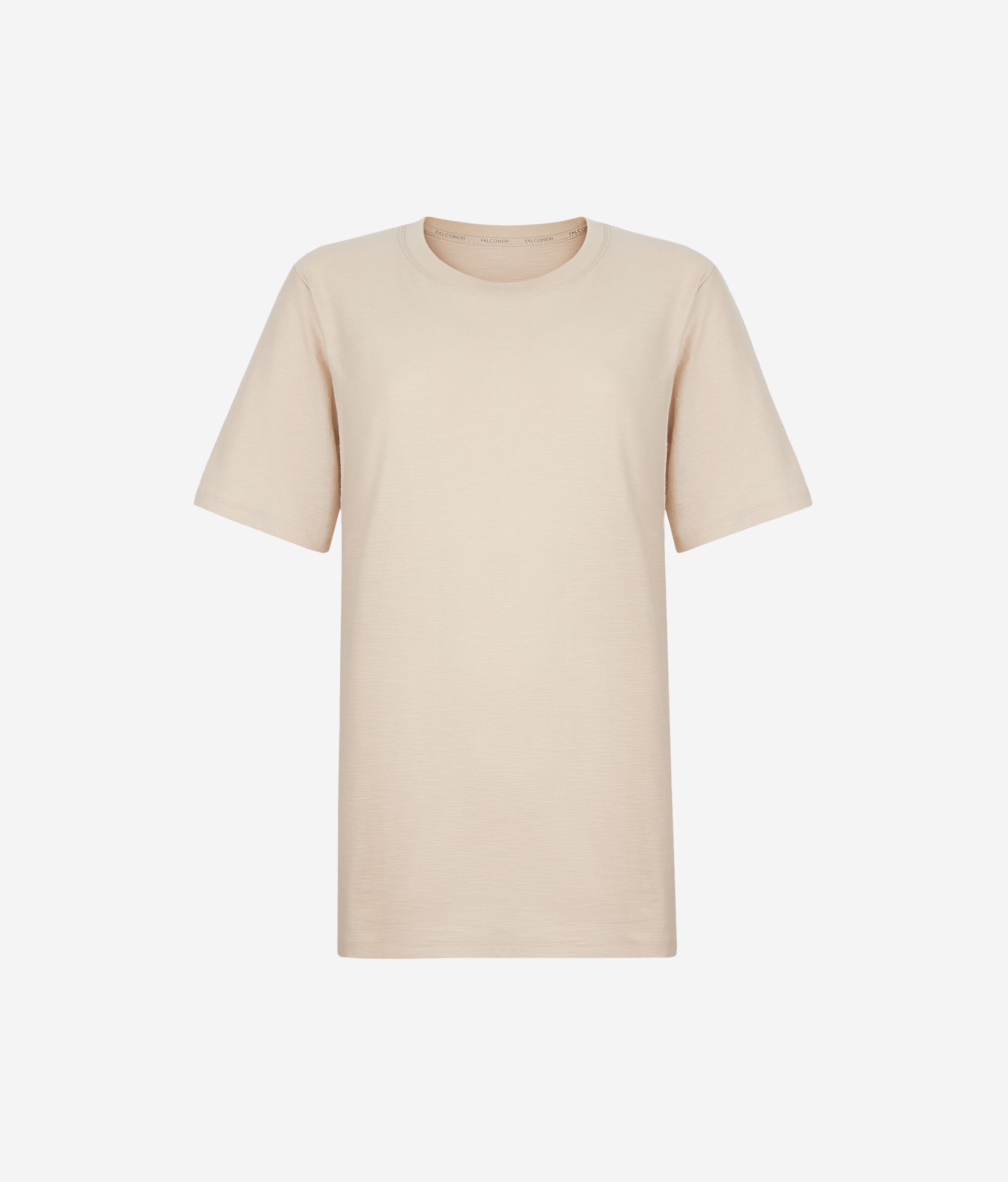 Short-Sleeved Round-Neck Cotton T-Shirt