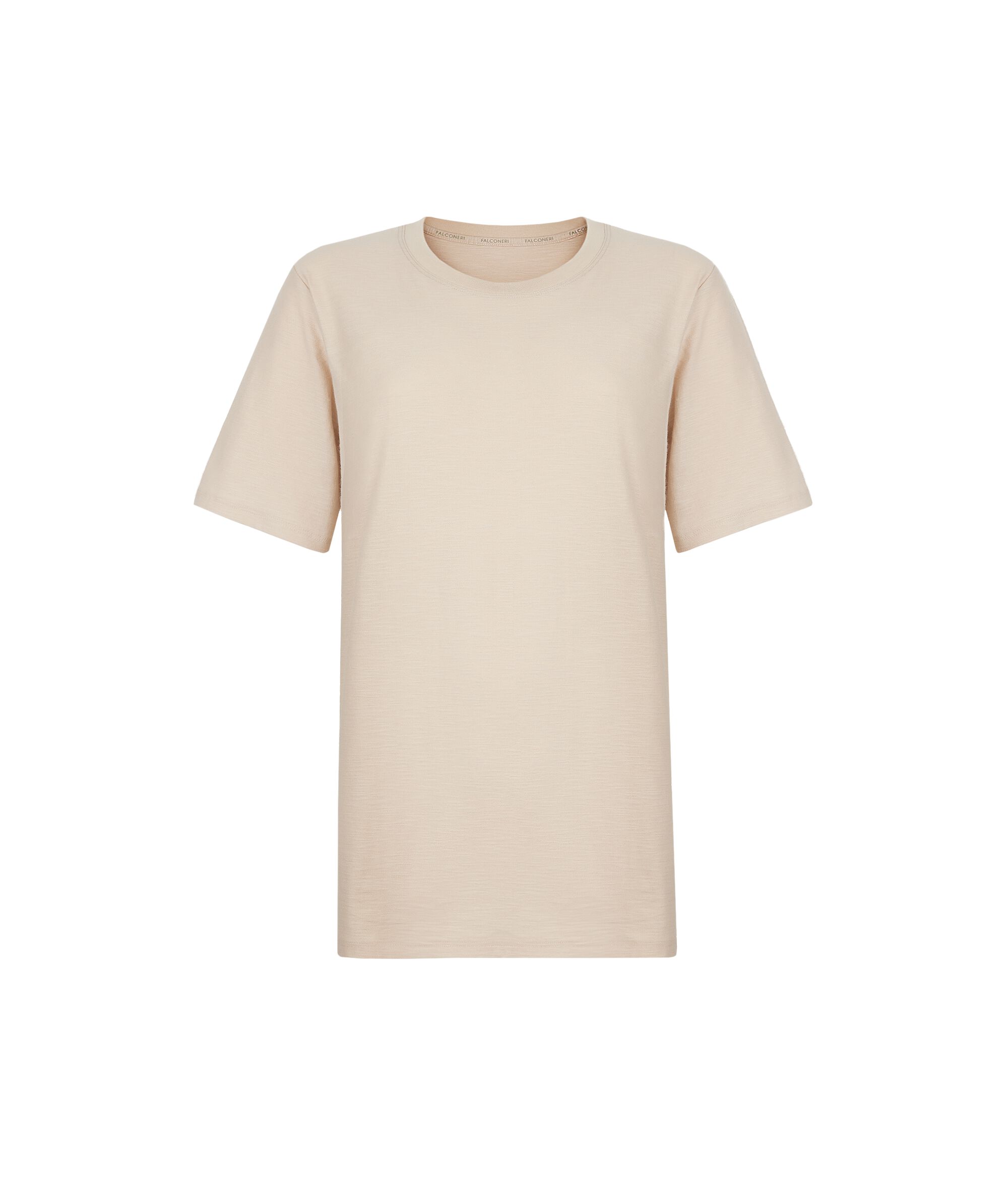 Short-Sleeved Round-Neck Cotton T-Shirt