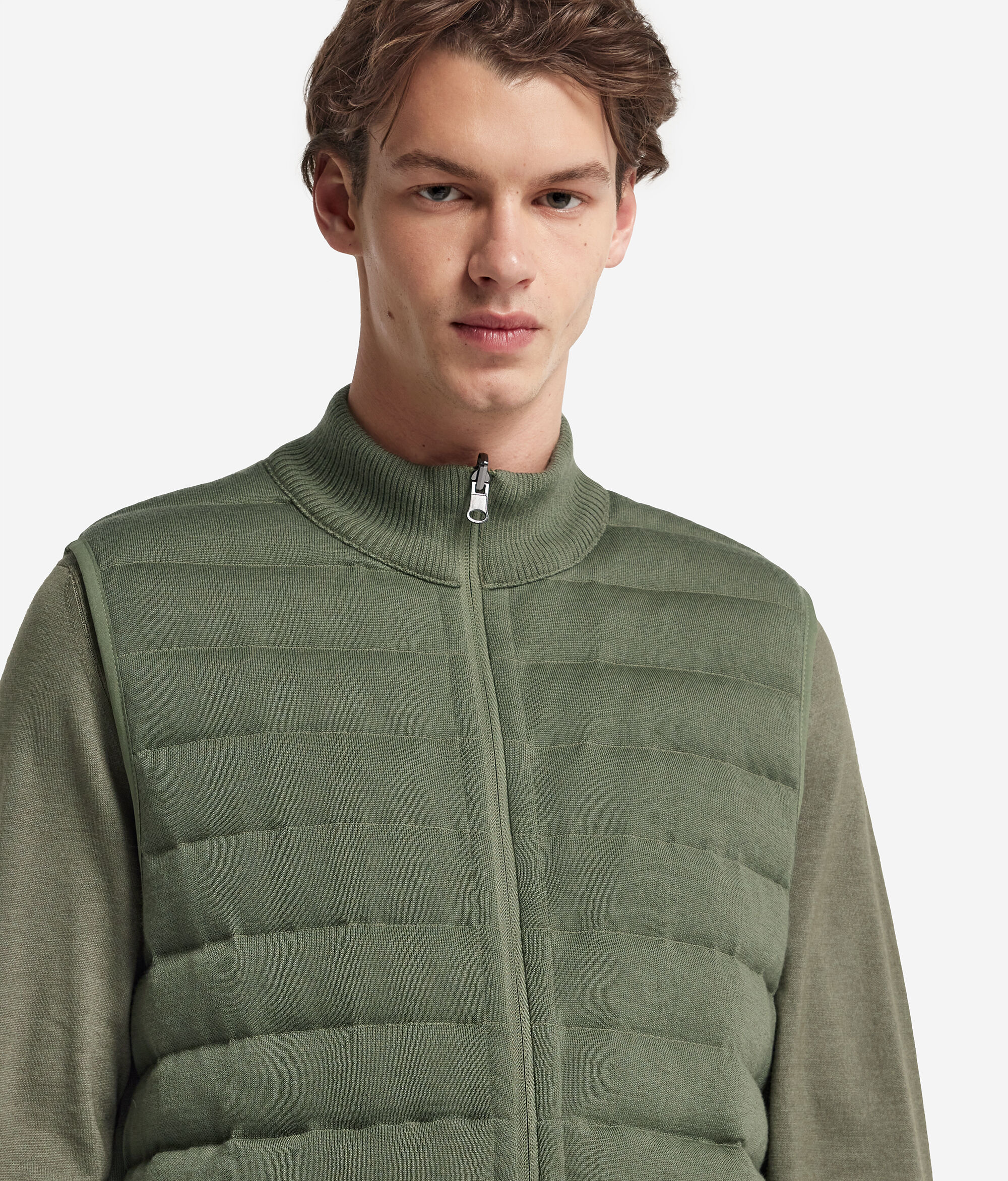 Reversible Cashmere Down Gilet