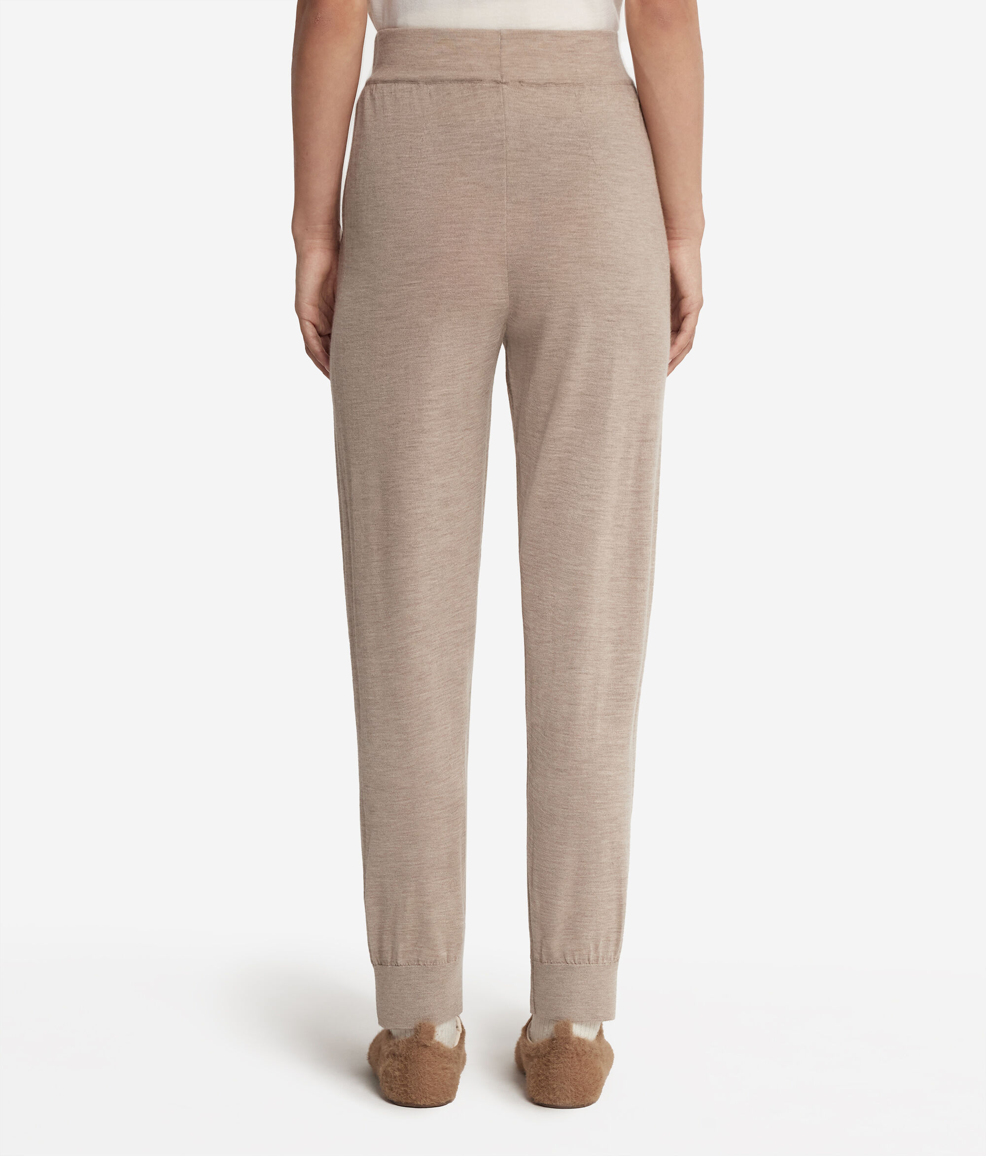 Pantalón de cashmere ultrafine con puño