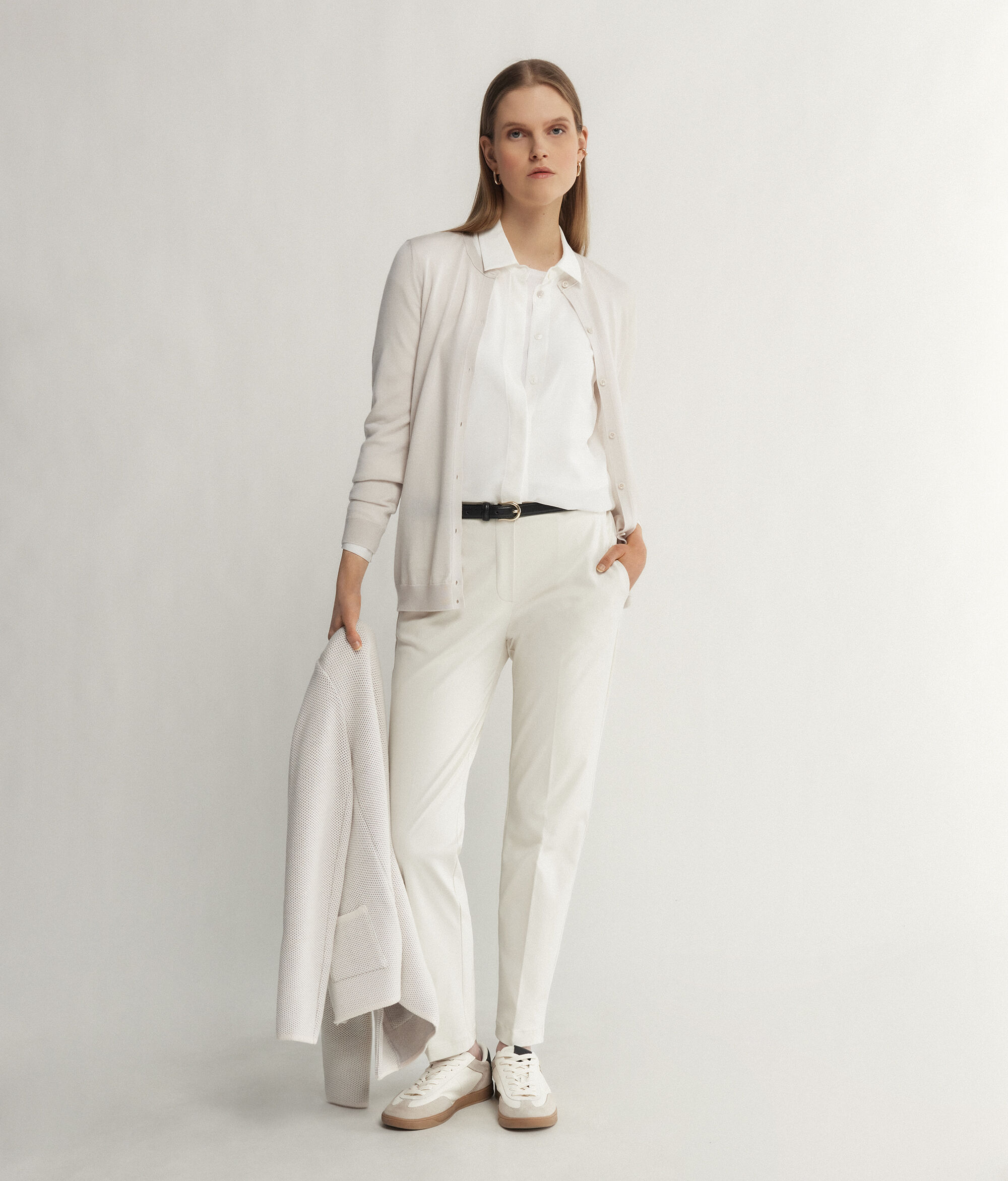 Cotton Cigarette Pants