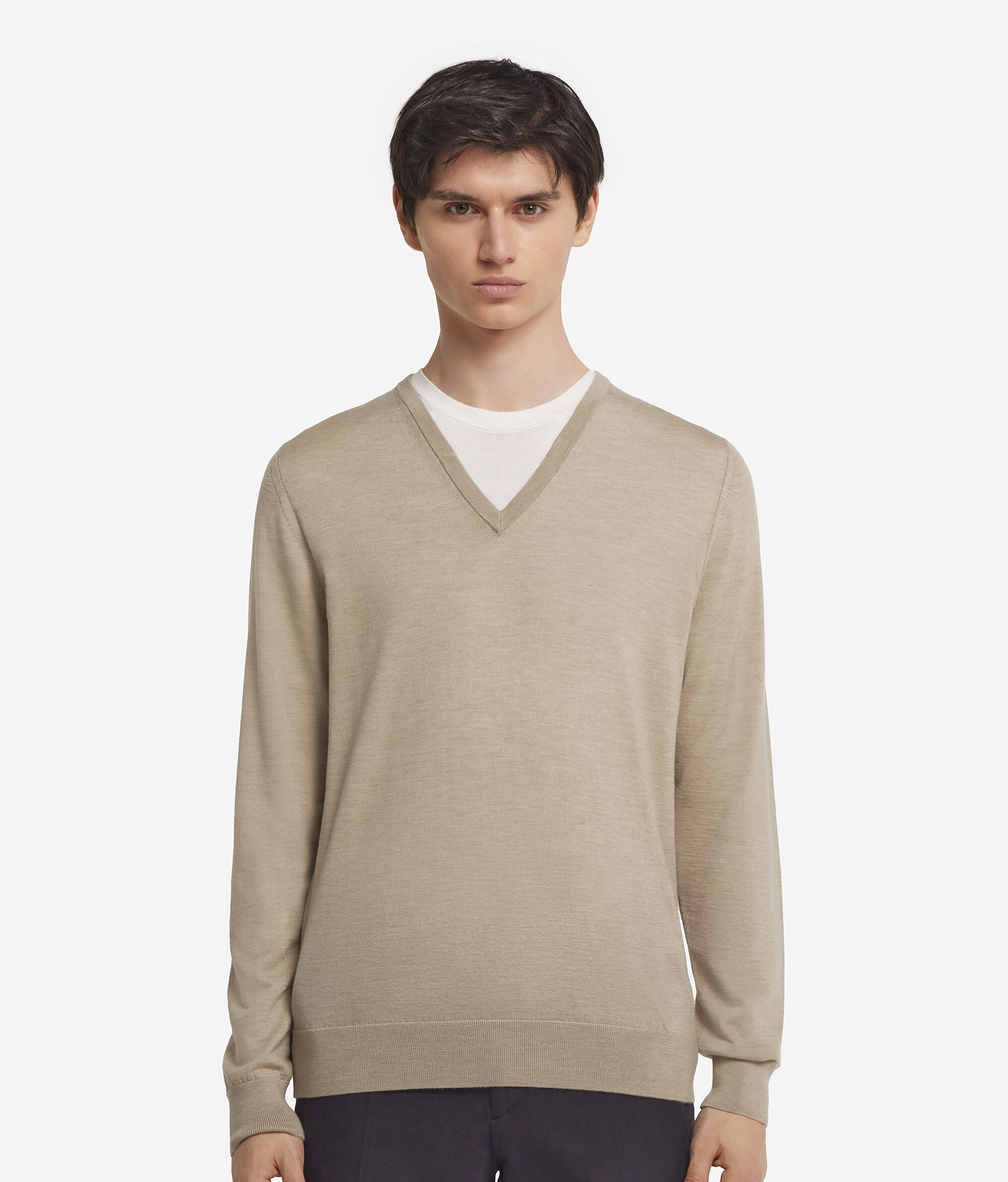 Μπλούζα με Λαιμόκοψη V από Ultrafine Cashmere