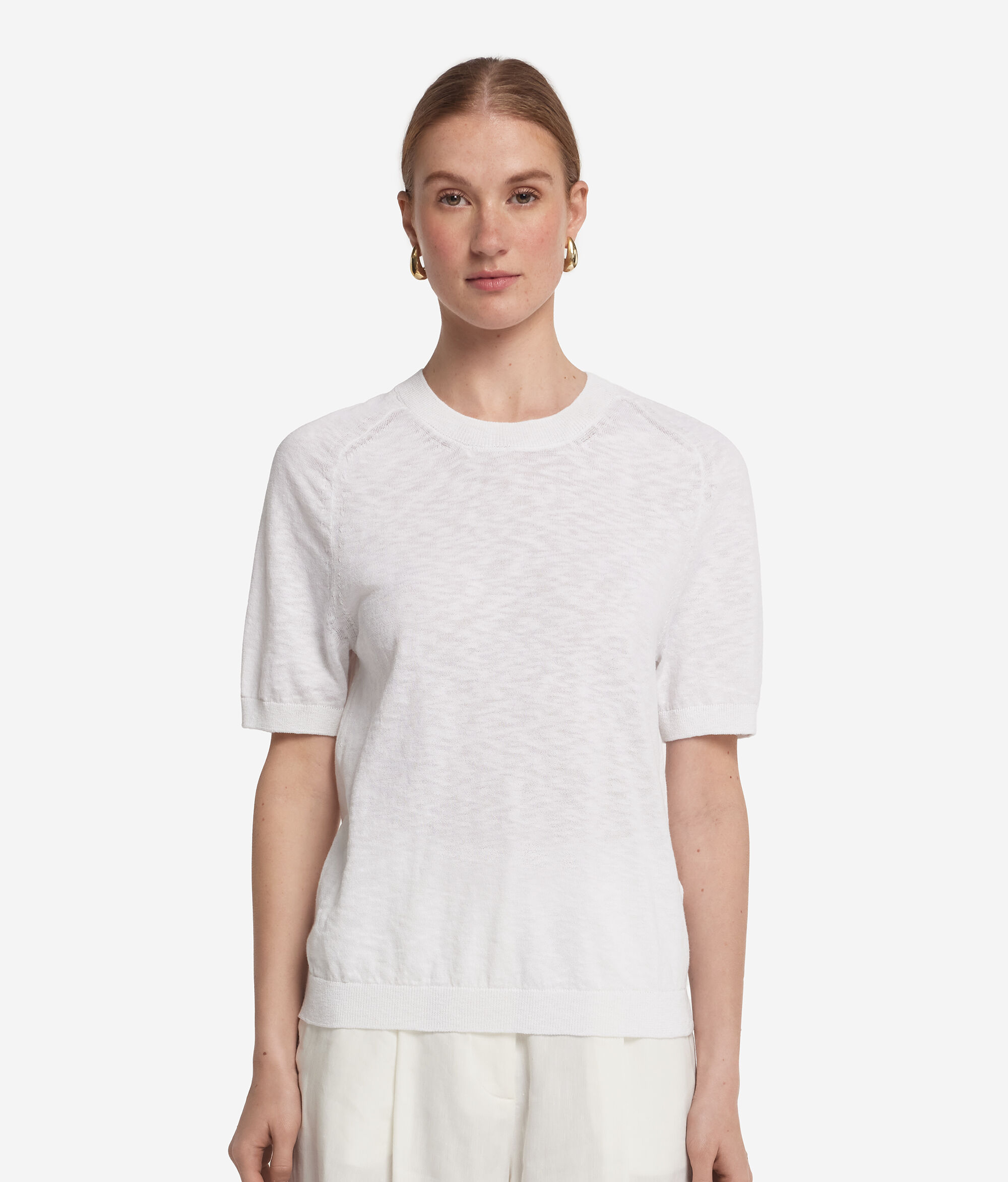 T-Shirt Mε Στρογγυλή Λαιμόκοψη Twist