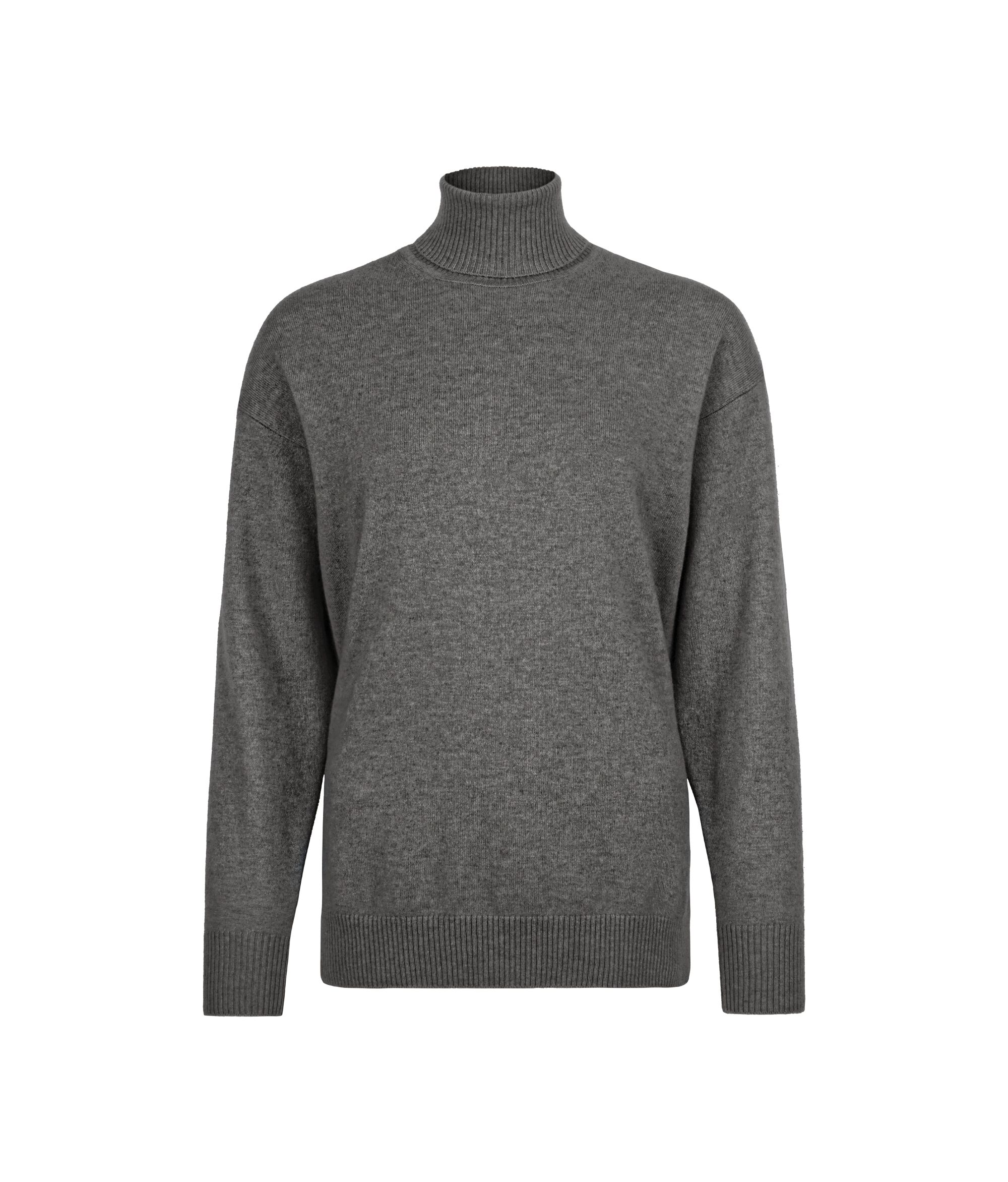 Rollkragenpullover aus Kaschmir Ultrasoft mit Schlitzen