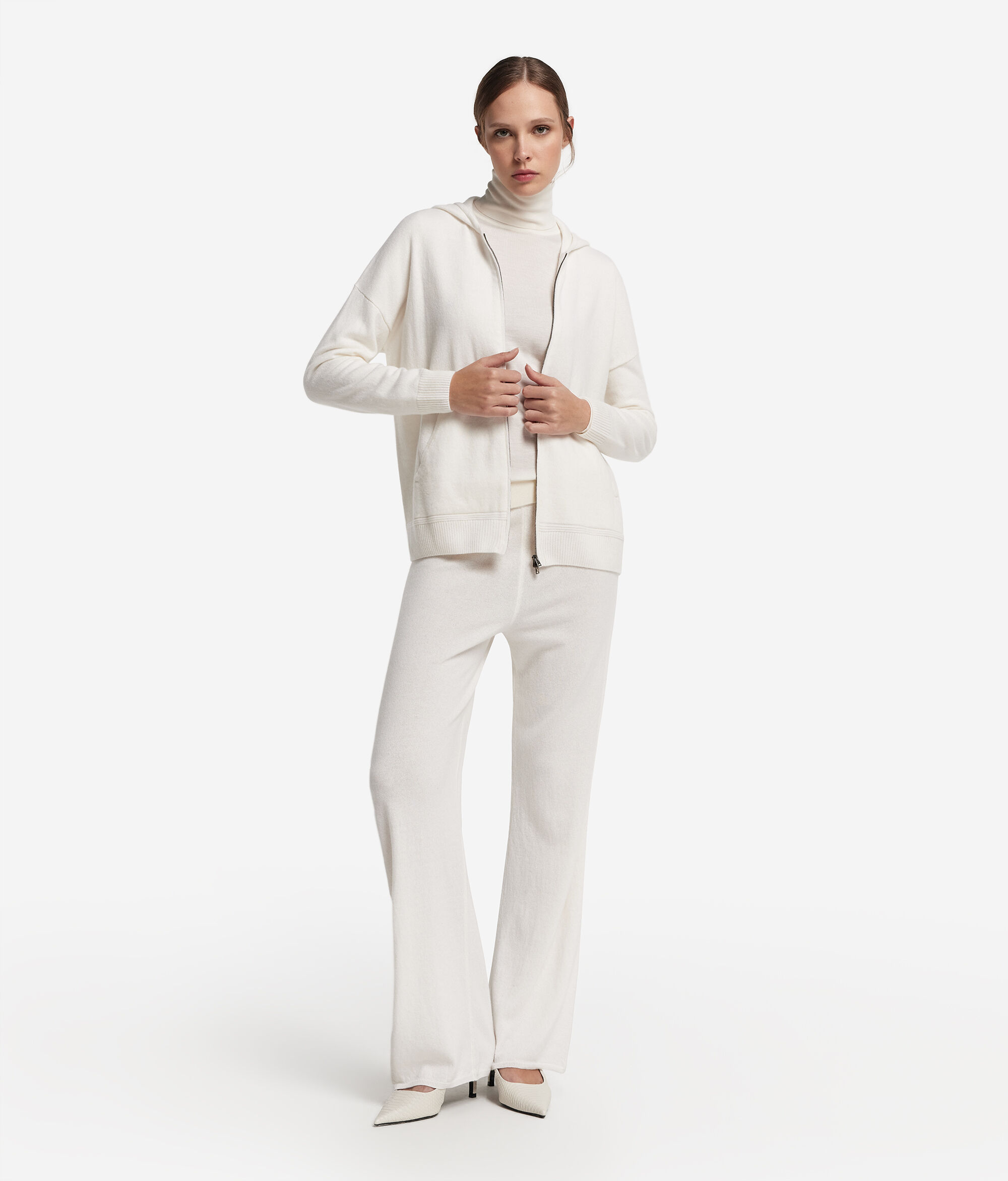 Hooded Ultrasoft Cashmere Sweatshirt