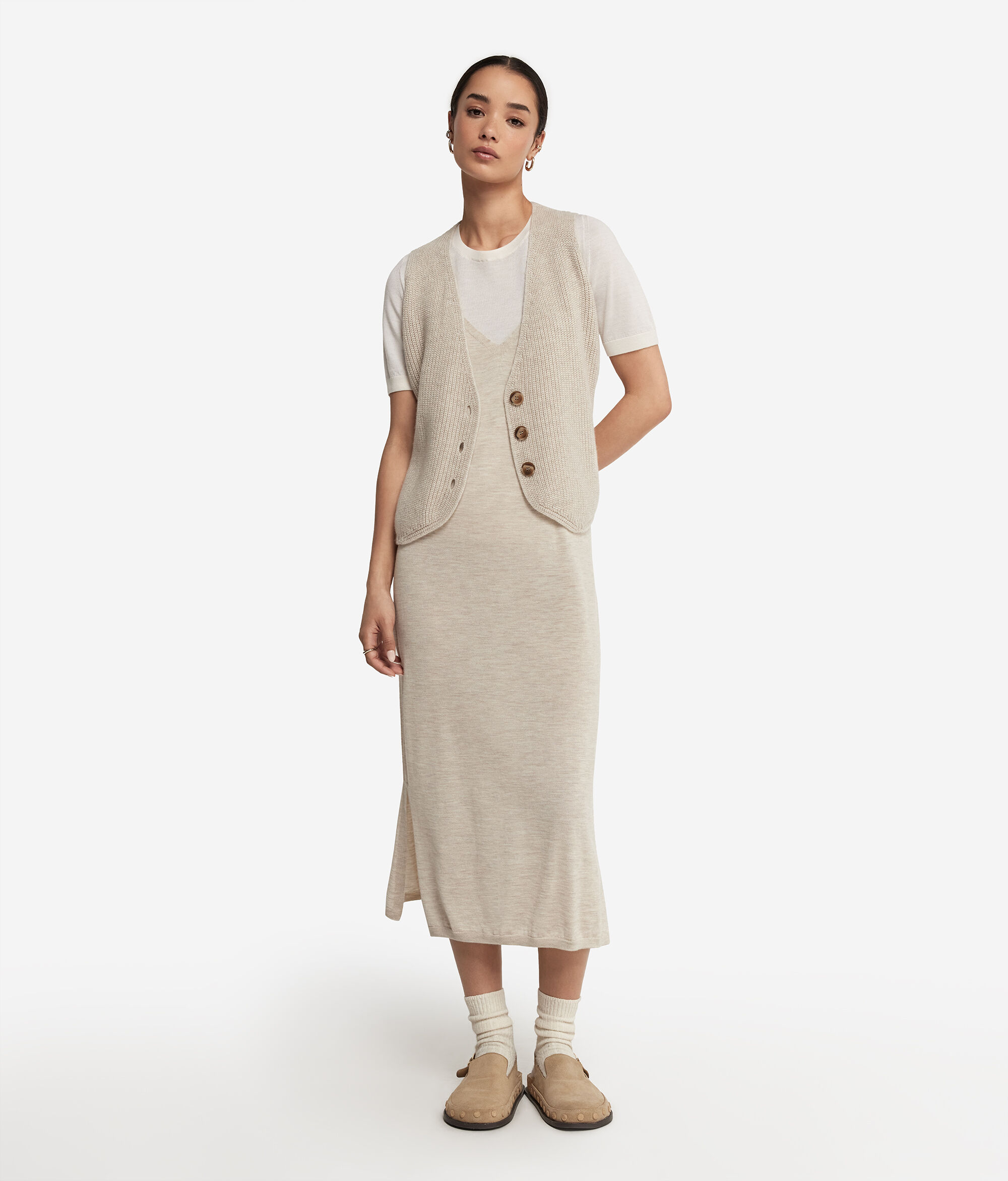 Ultrafine Cashmere Petticoat Dress