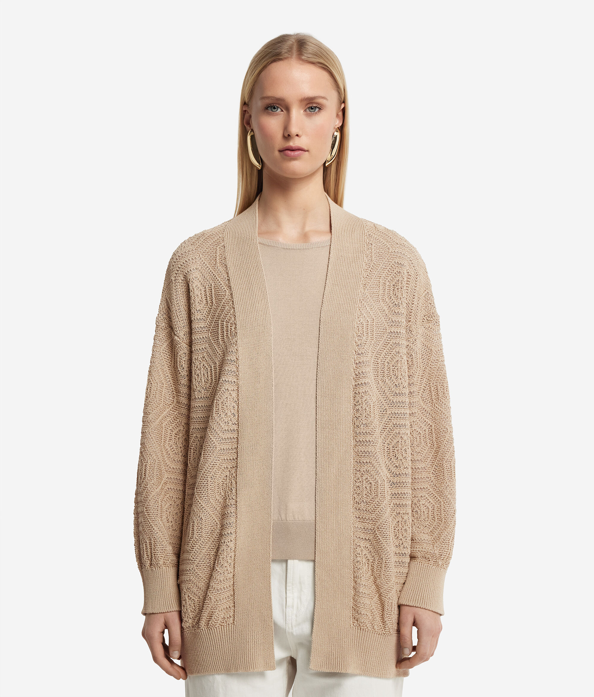 Kimono mit geometrischem Design