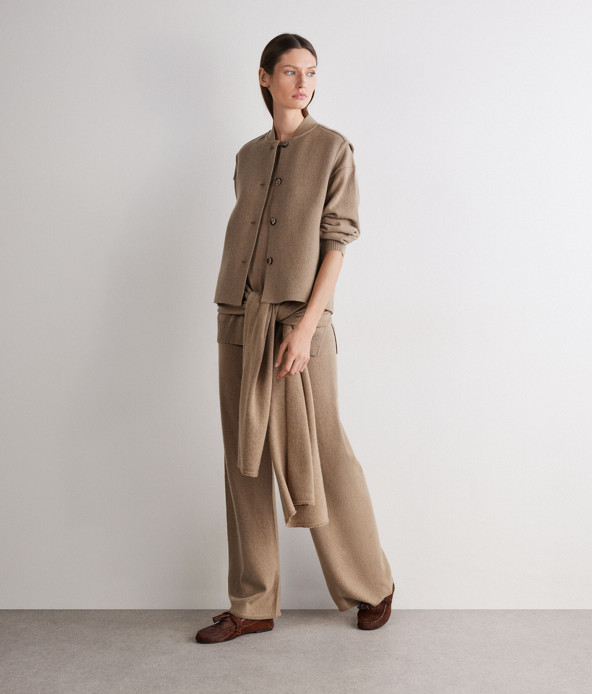 Weste mit Knöpfen aus Kaschmir Ultrasoft