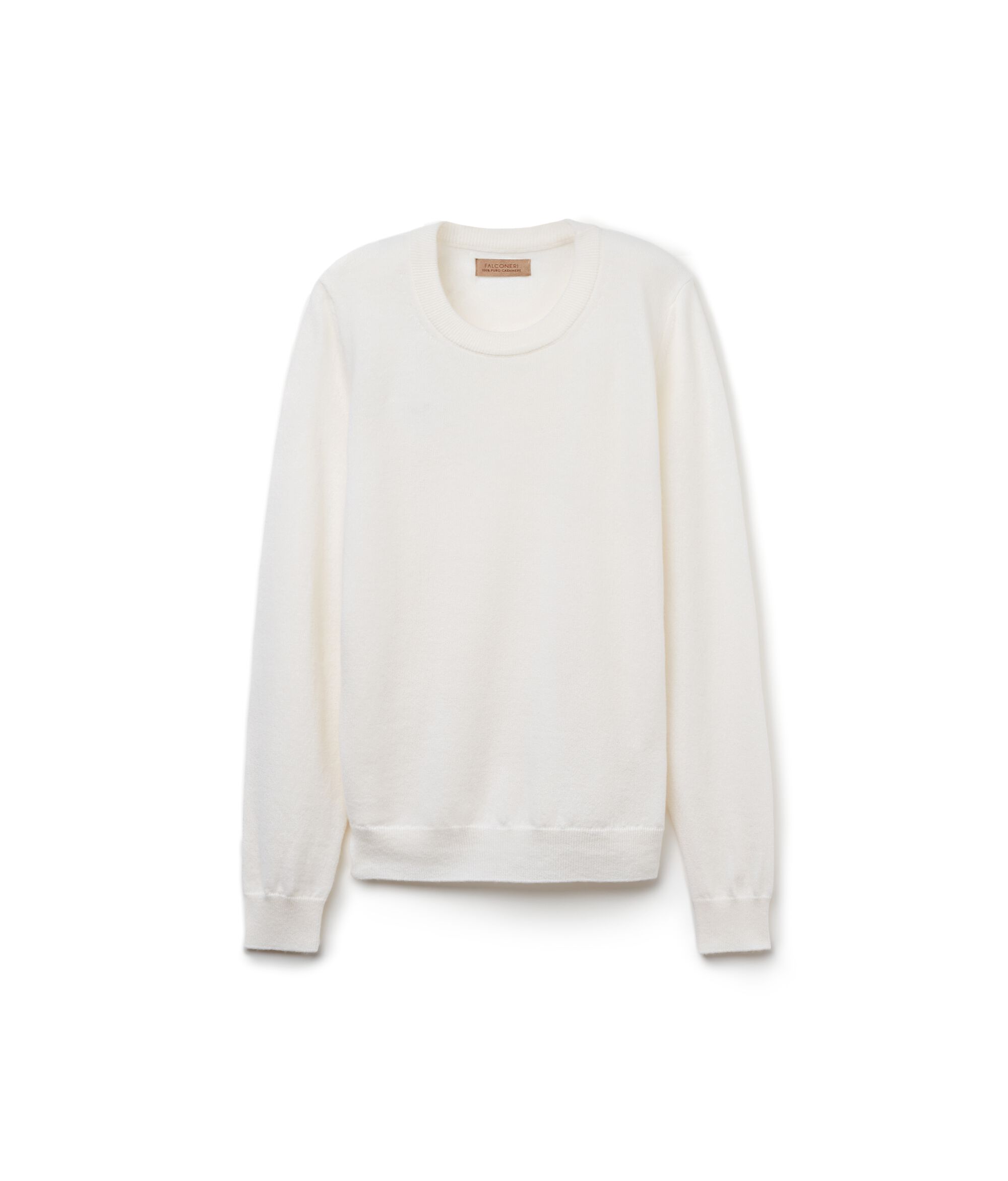 Long-Sleeved Ultrasoft Cashmere Round-Neck Jumper