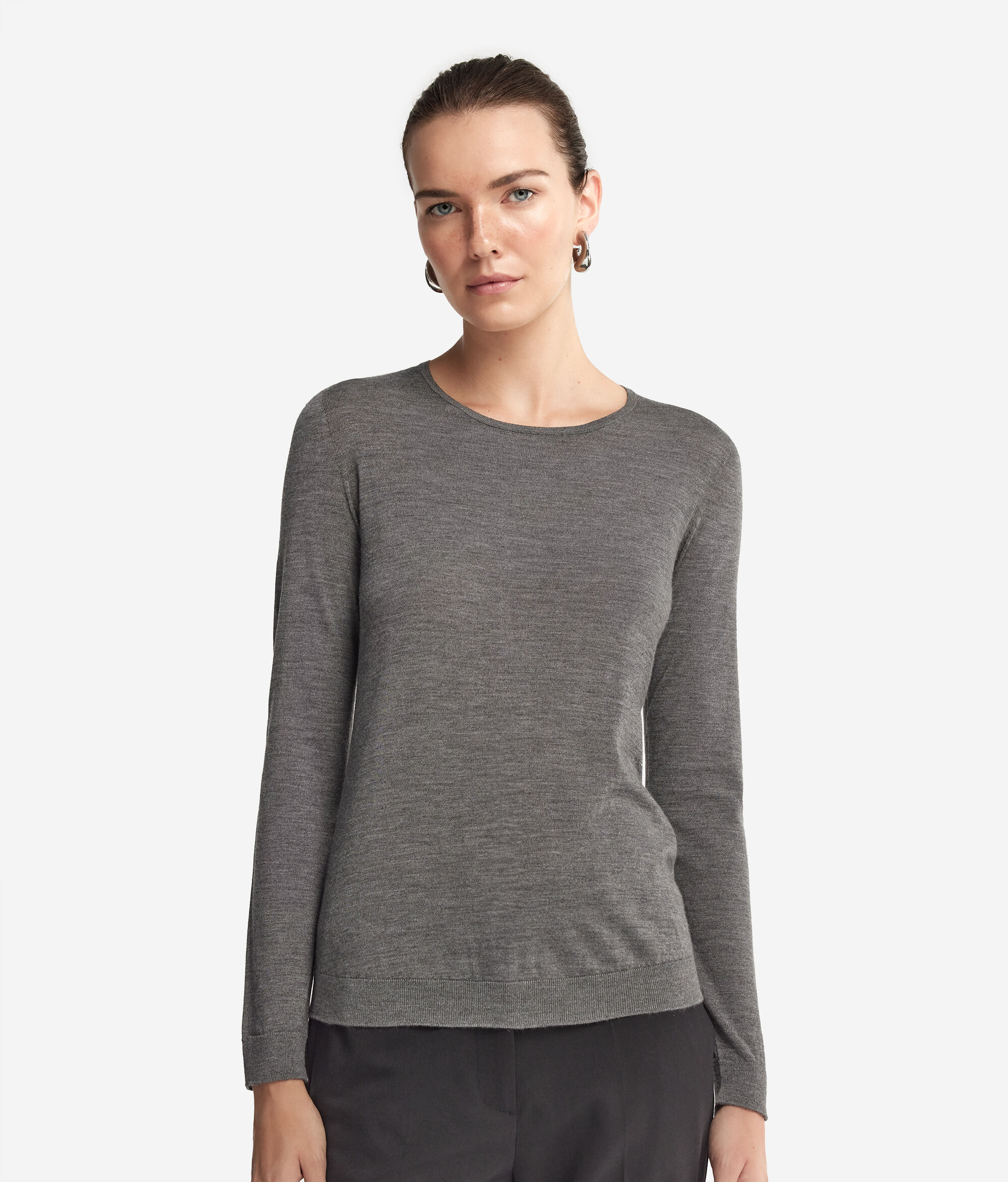 Round-Neck Ultrafine Cashmere Jumper