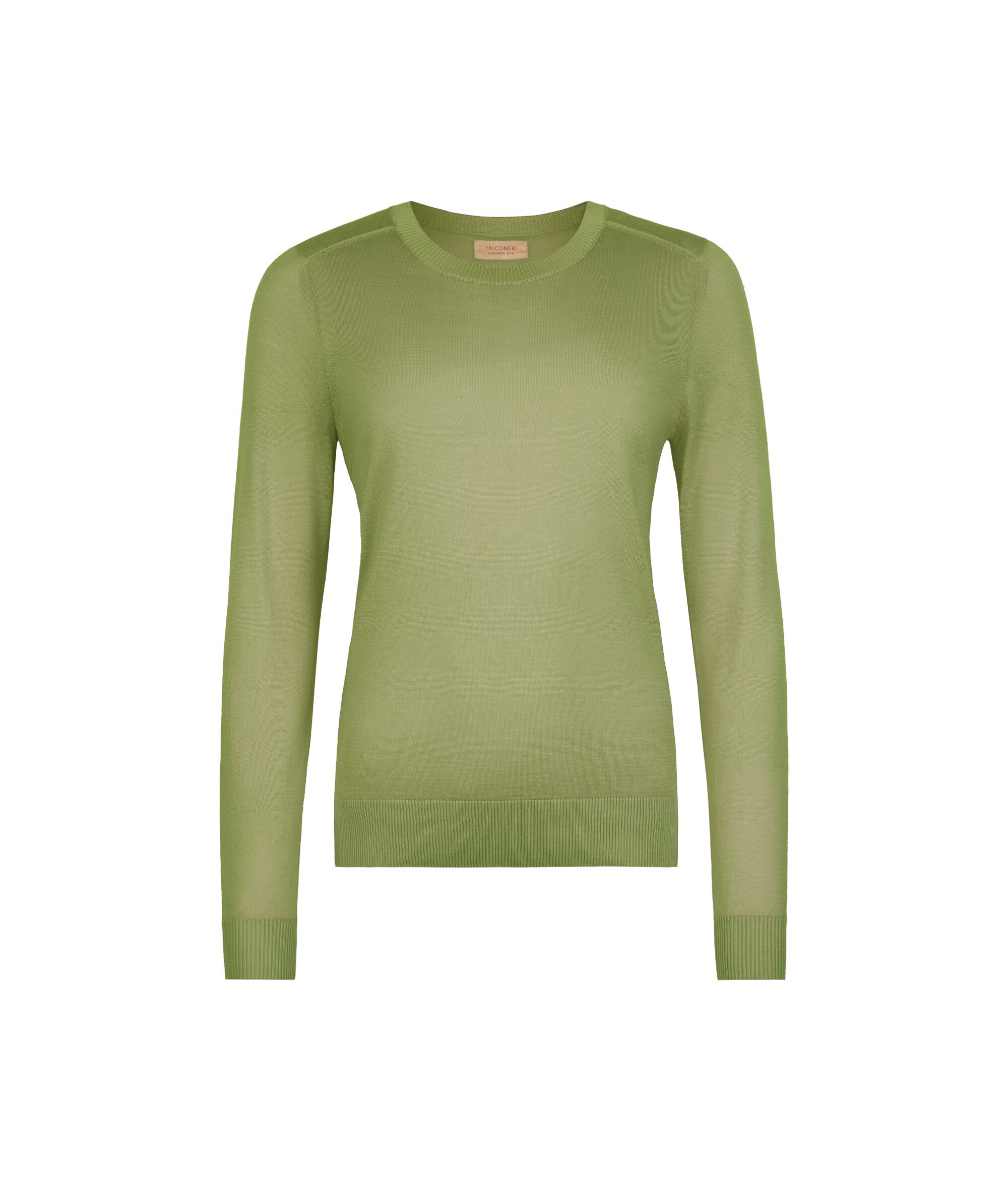 Rundhalspullover aus Silkfine