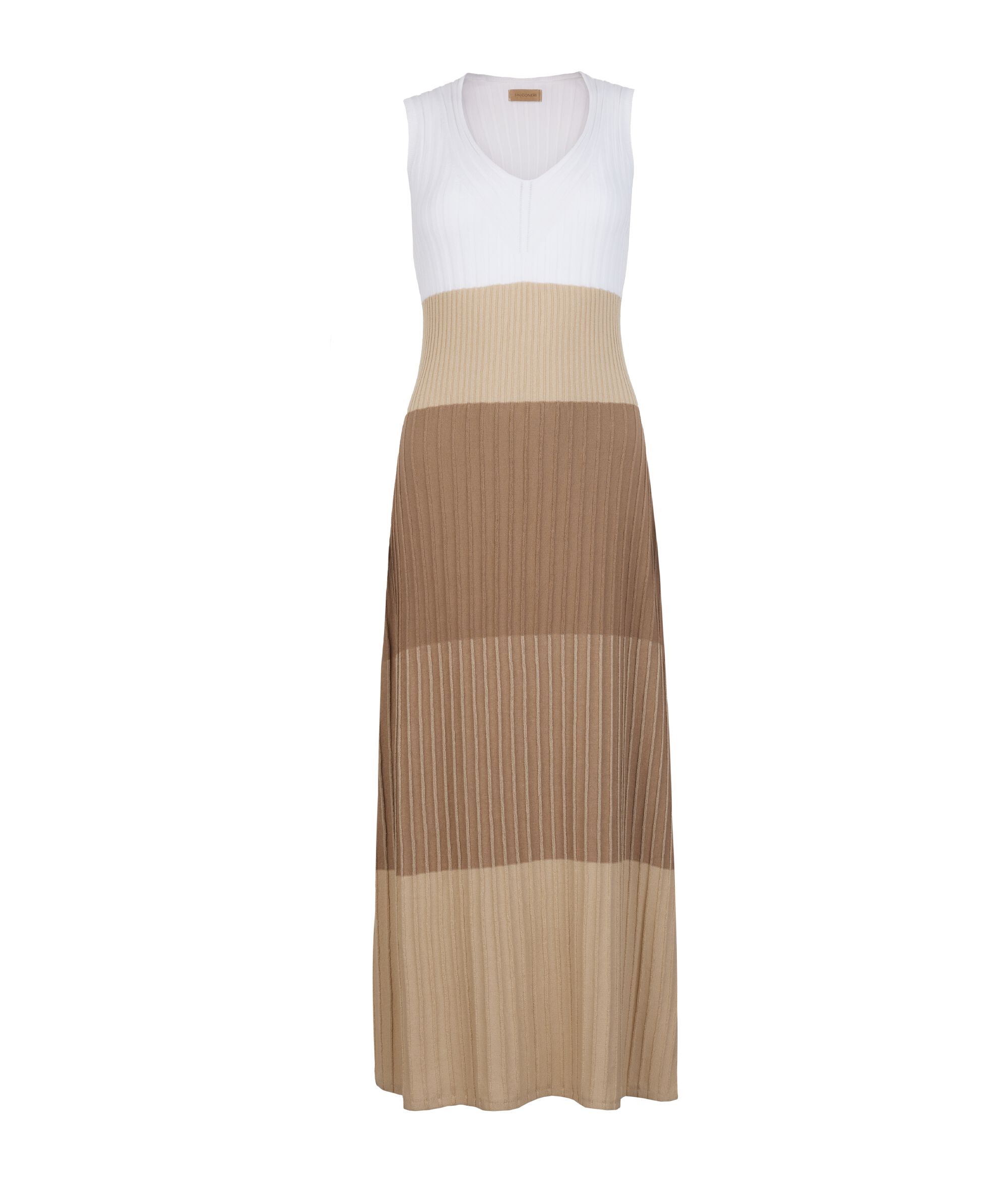 Rippkleid aus Baumwolle