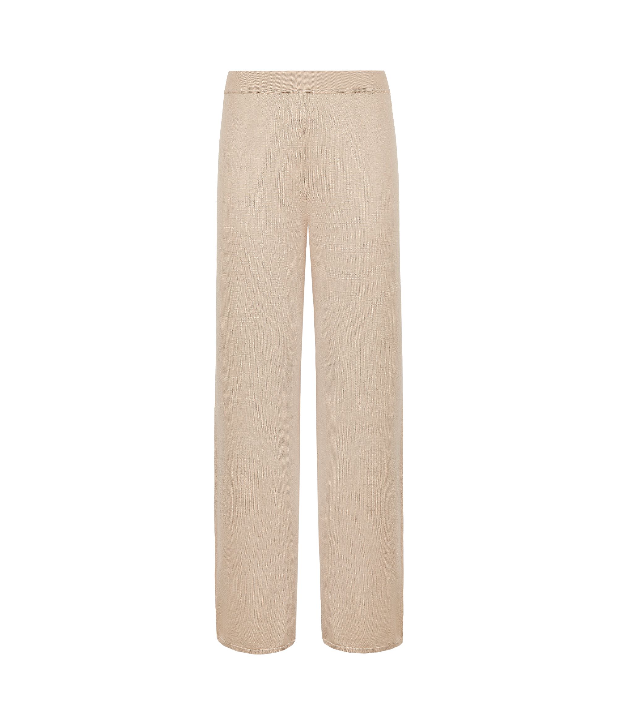 Silk and Cotton Palazzo Pants