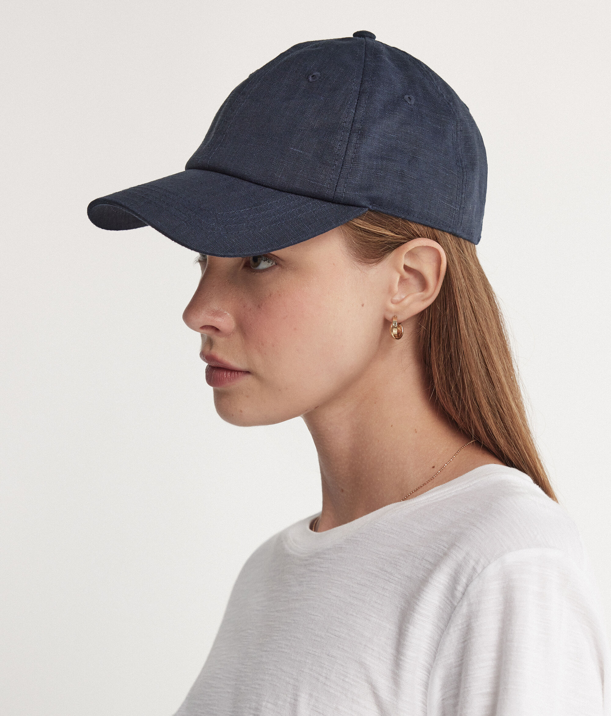 Cappello Baseball in Puro Lino