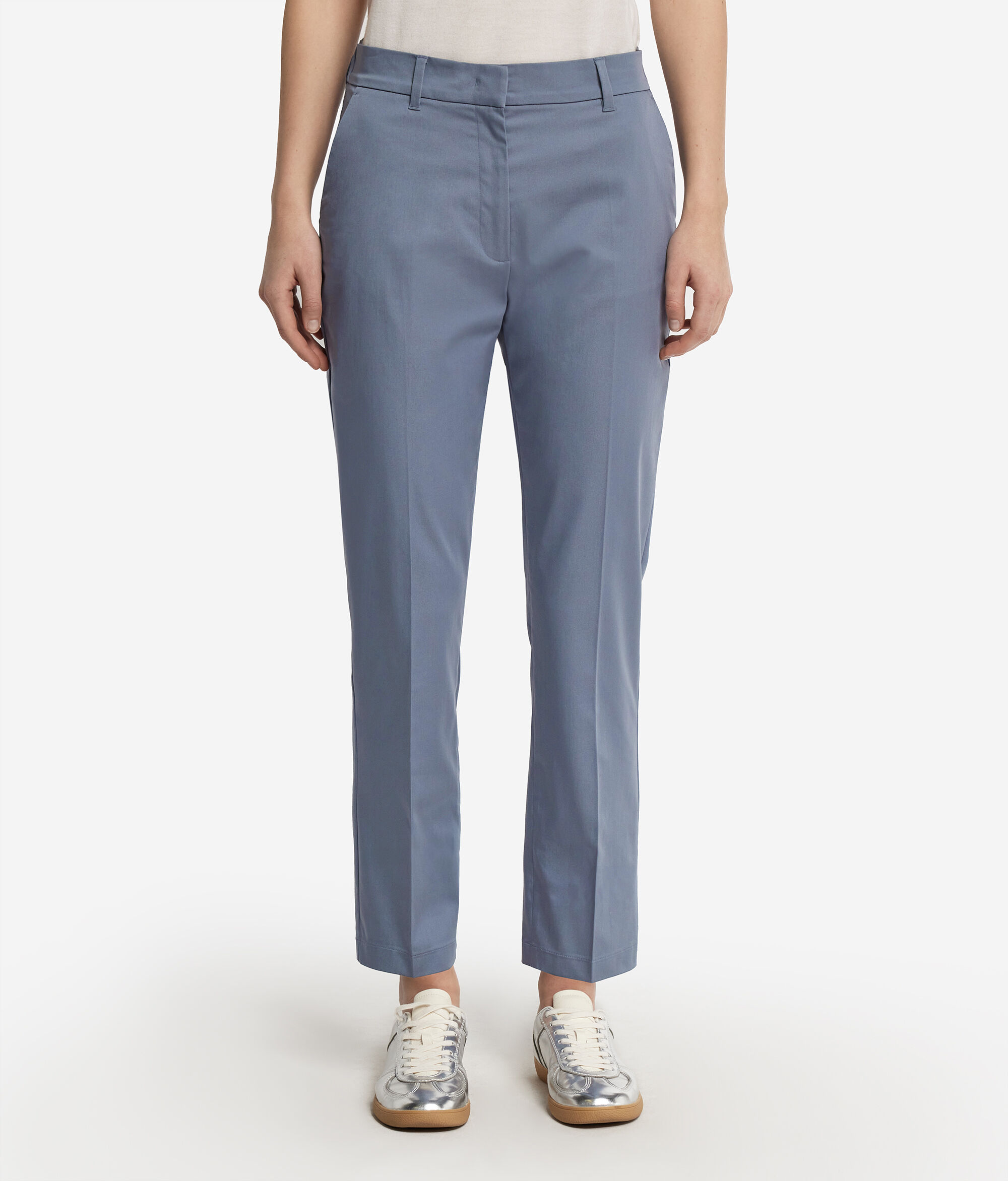 Zippered Cigarette Pants