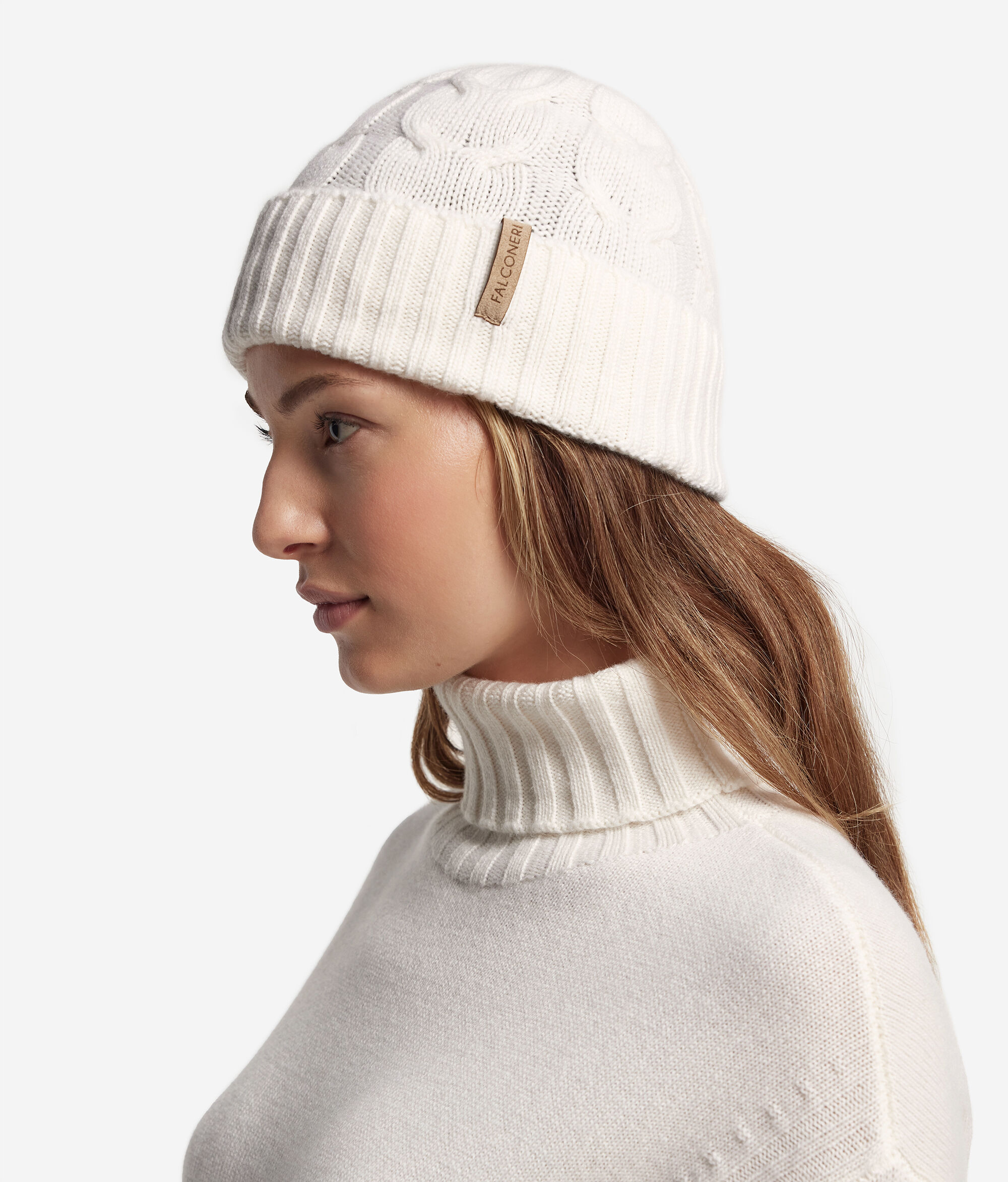 Ultrasoft Kasmír Sapka Fonott Mintával