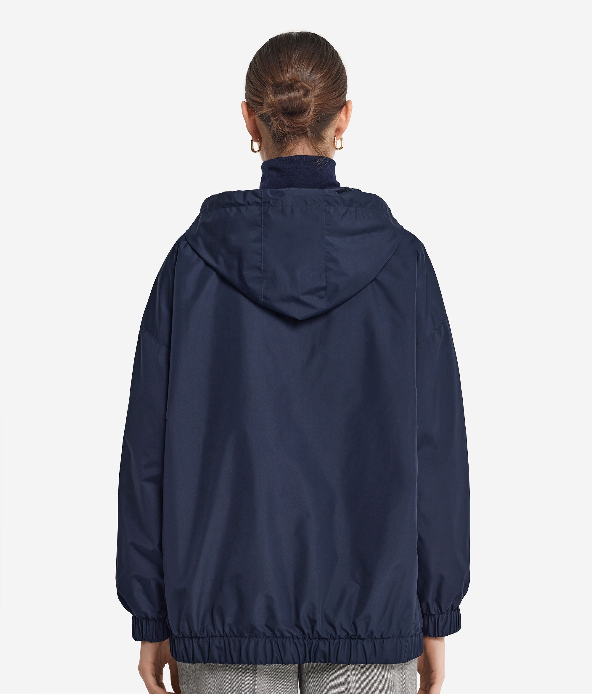Giubbino Tecnico in Cashmere con Cappuccio