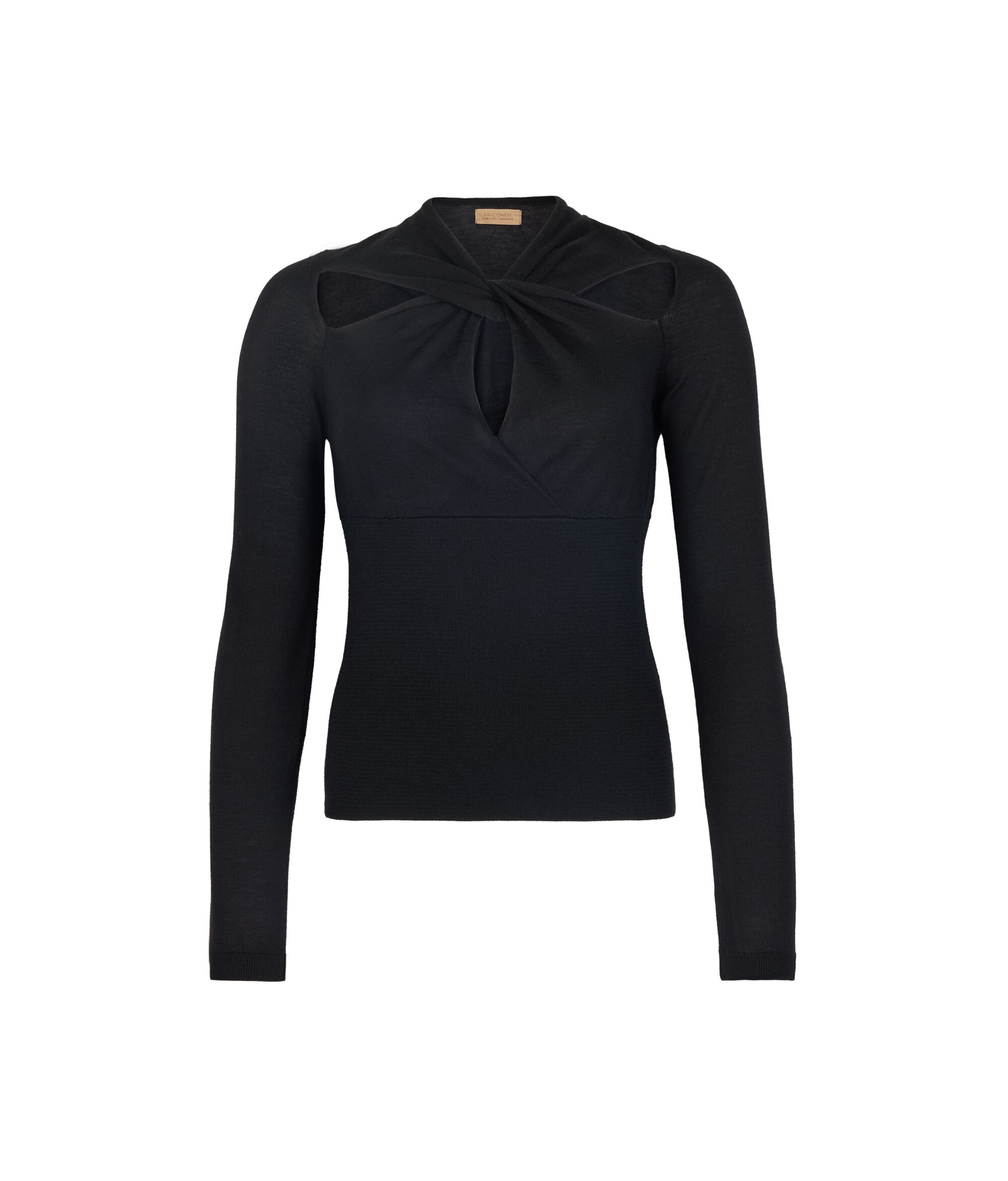 Μπλούζα με Κρουαζέ Ντεκολτέ από Ultrafine Cashmere